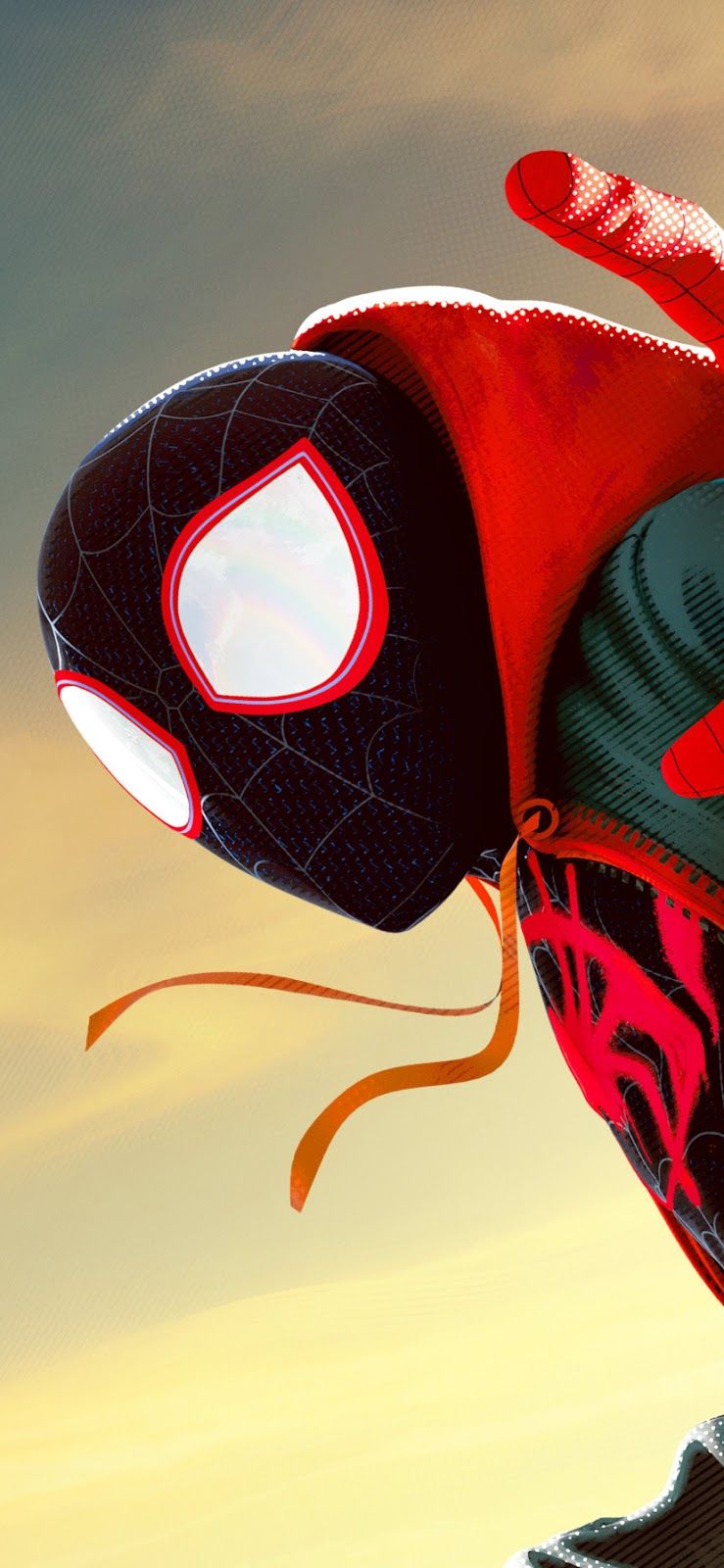 739x1600 Spider Man Into The Spider Vers Mobile Wallpaper Mobile Walls