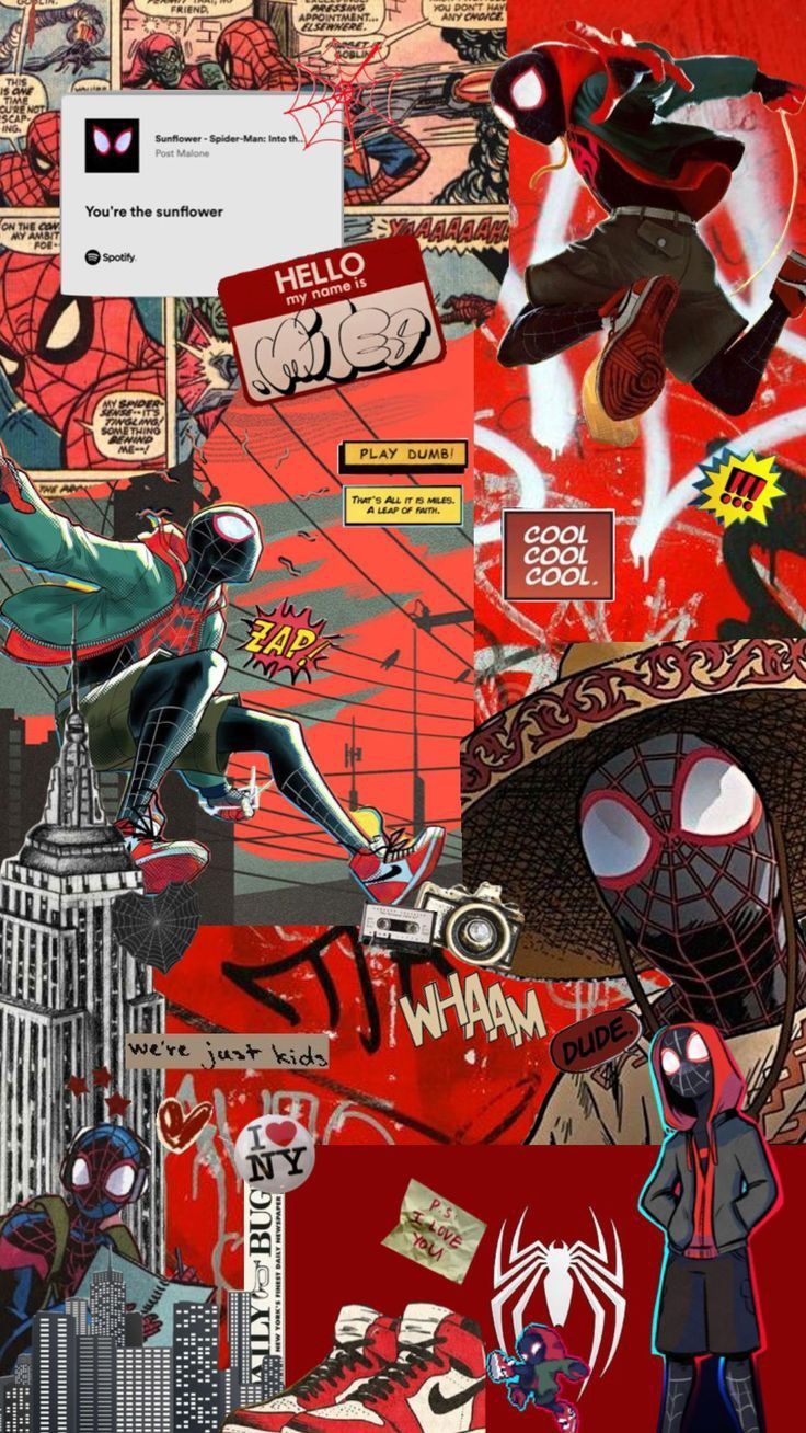 736x1308 Spider Man Collage With Many Characters. Spider Man Couple Wallpaper, Spiderman Couple Wallpaper, Spiderman Couple Pp Comic