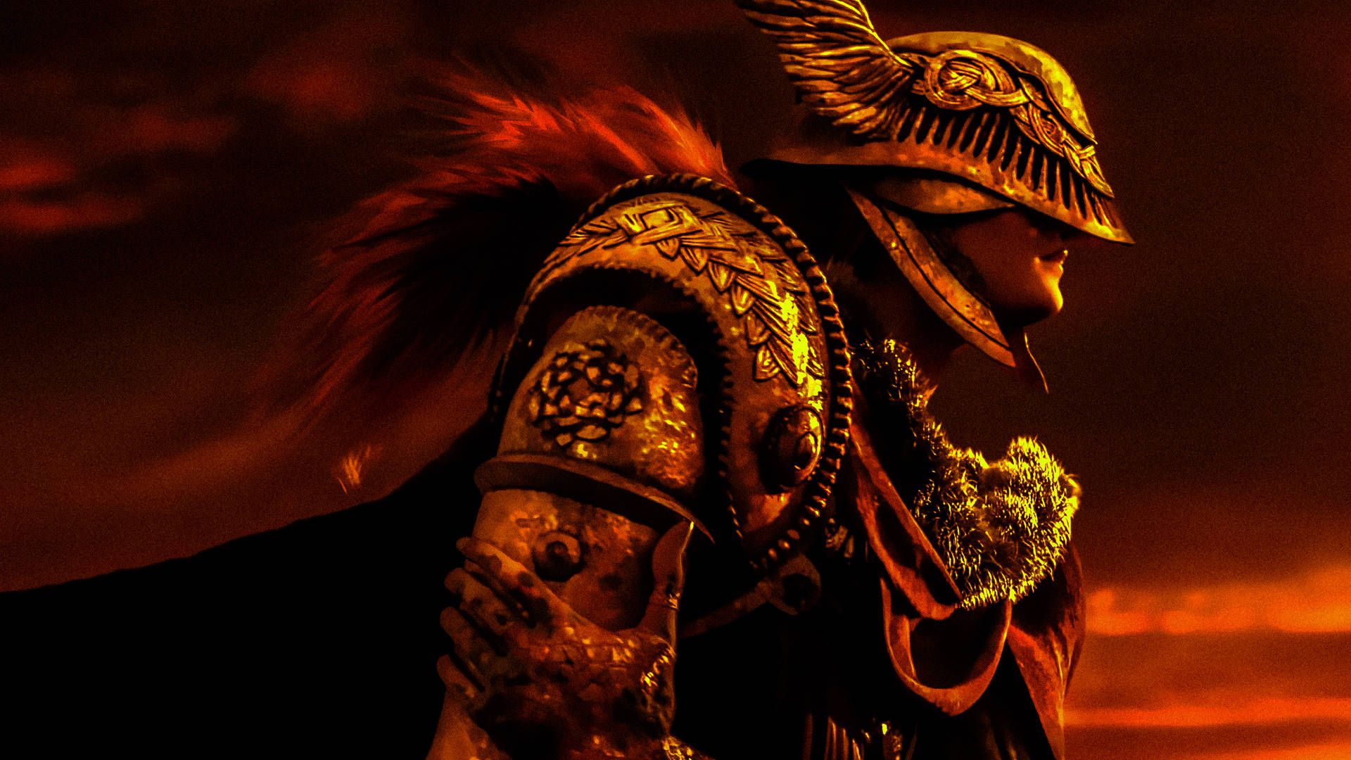 1920x1080 Download Elden Ring Malenia Profile Wallpaper