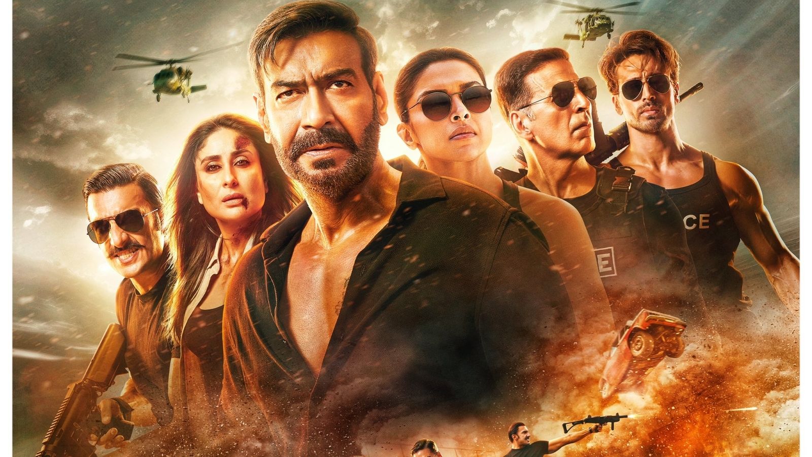 1600x900 Singham Again worldwide box office collection day 4: Ajay Devgn, Kareena Kapoor film crosses ₹200 crore mark