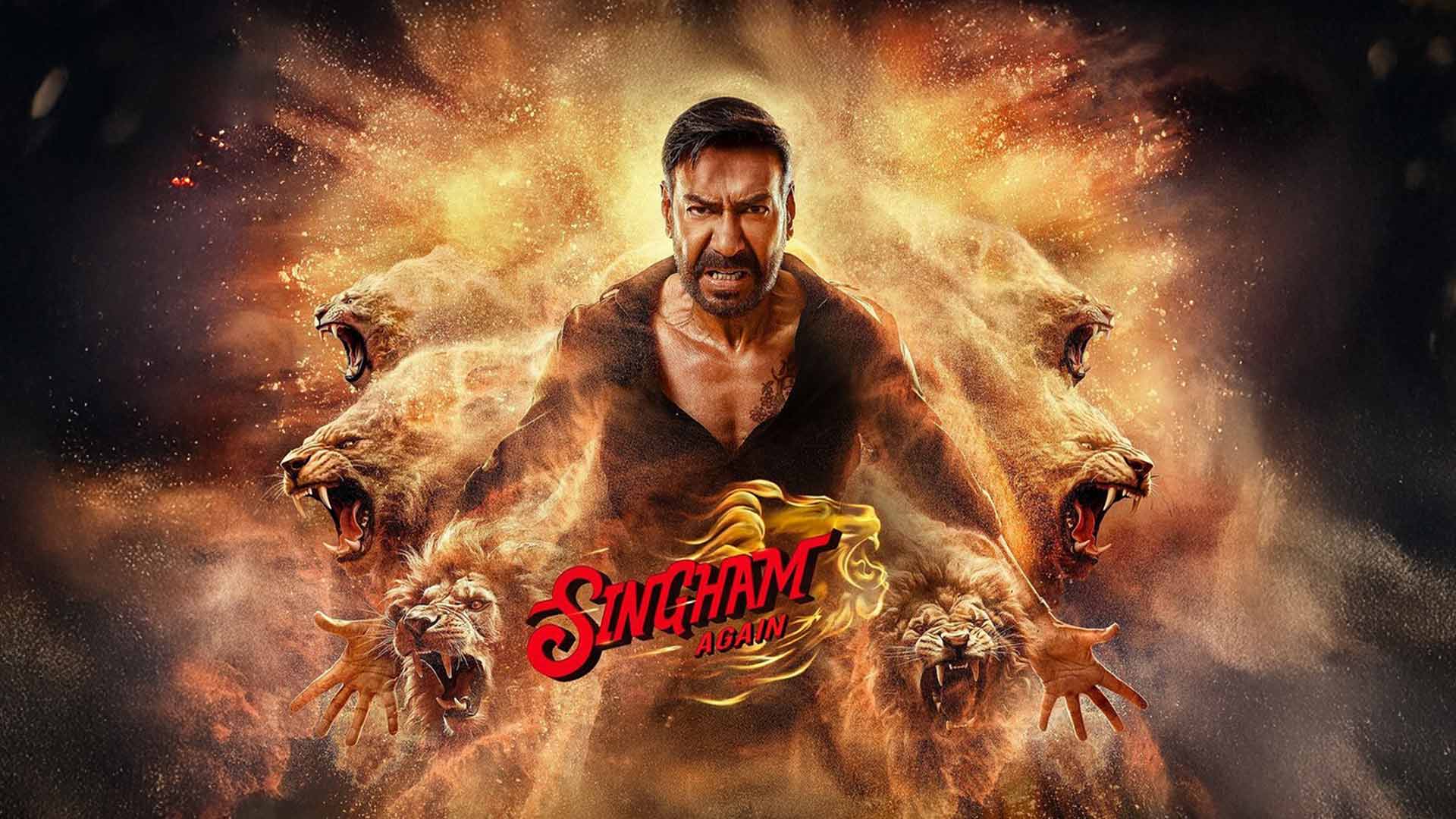 1920x1080 Singham Again (2024) Movie Tickets Online Booking, Showtimes in Delhi NCR @