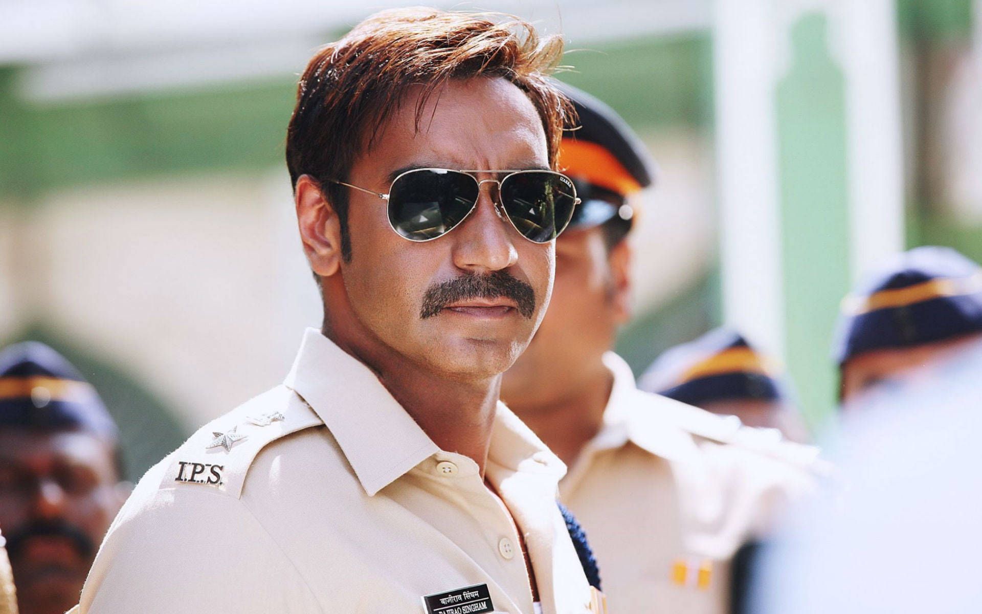 1920x1200 Download Ajay Devgn In Singham Returns Wallpaper