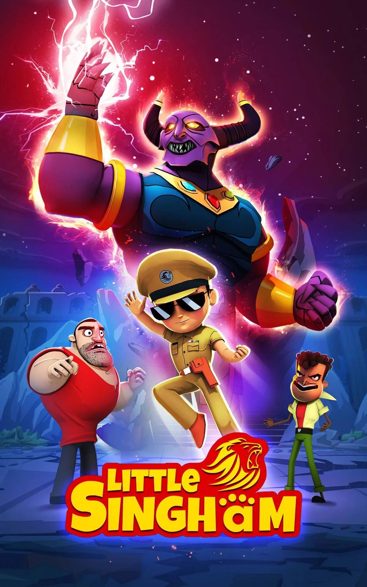 1200x1920 Download Little Singham Video Game Poster Wallpaper