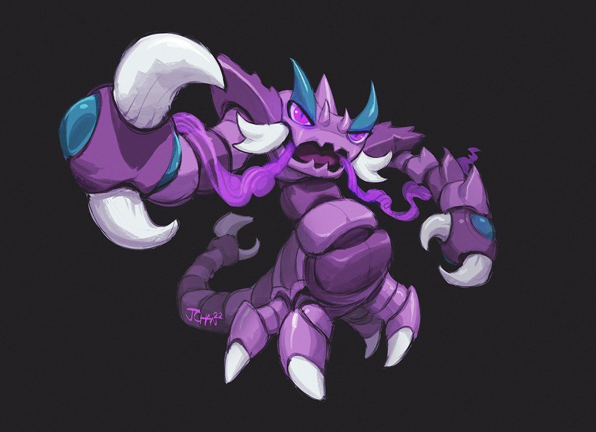 1200x871 Drapion i painted on twitch yesterday! #PokemonDay