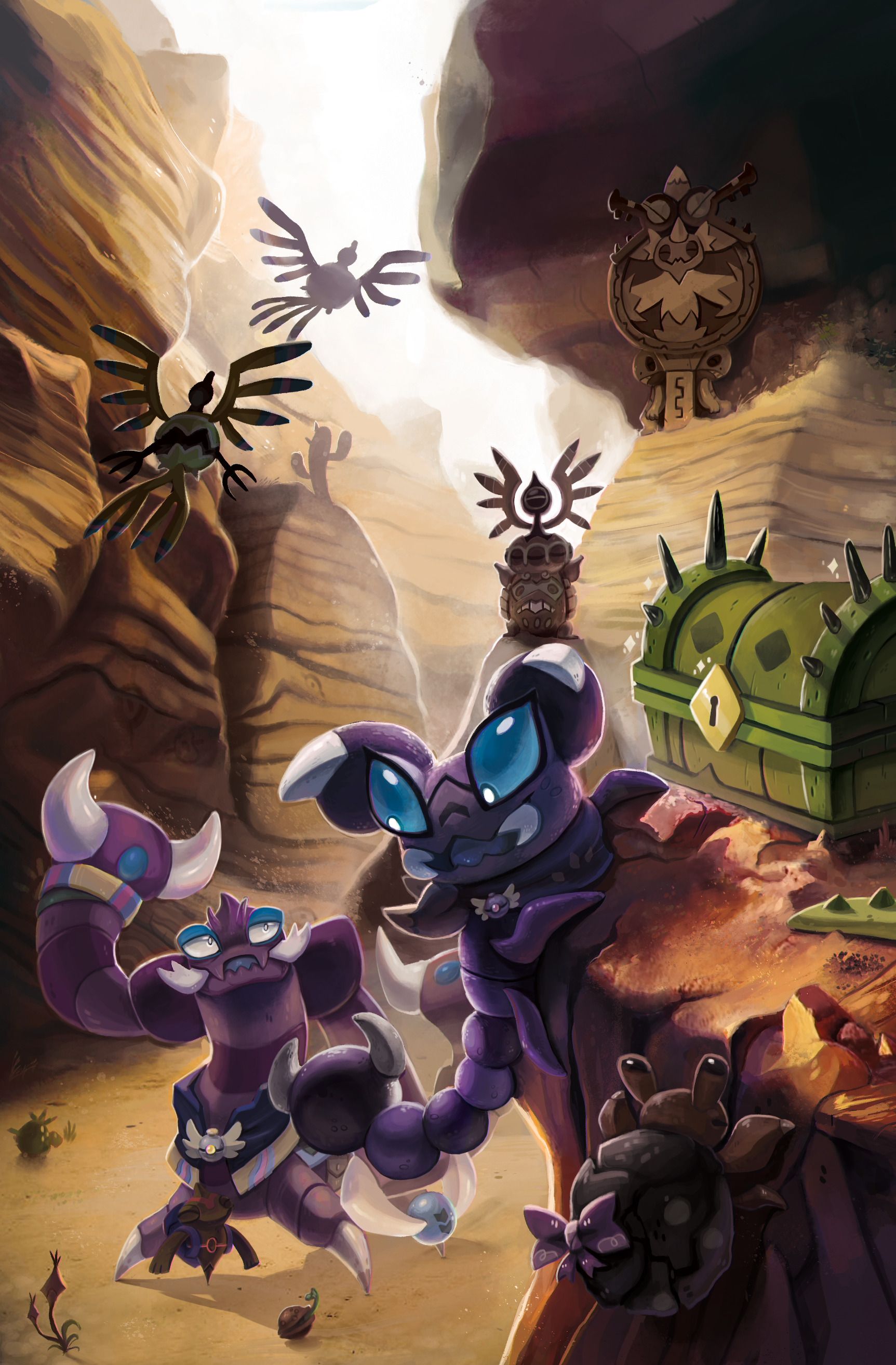 1725x2625 A Piece I Made Of The Skorupi Drapion Line For The Eclipse Dark Type Pokémon Zine! Threw In A Bit Of My Pokémon Mystery Dungeon