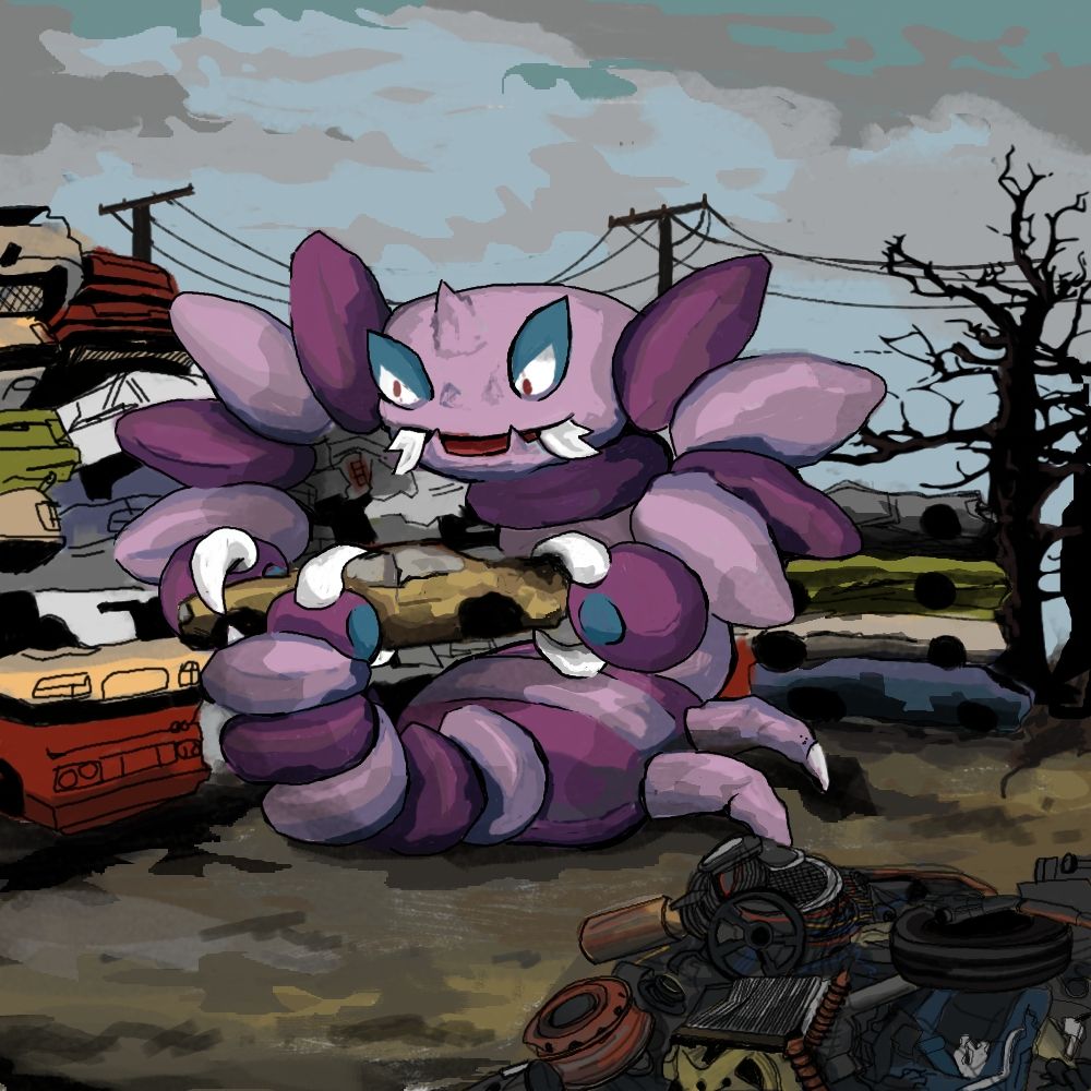 1000x1000 After years of just looking at fan art, finally decided to make something of my own. Inspired from a line in bulbapedia