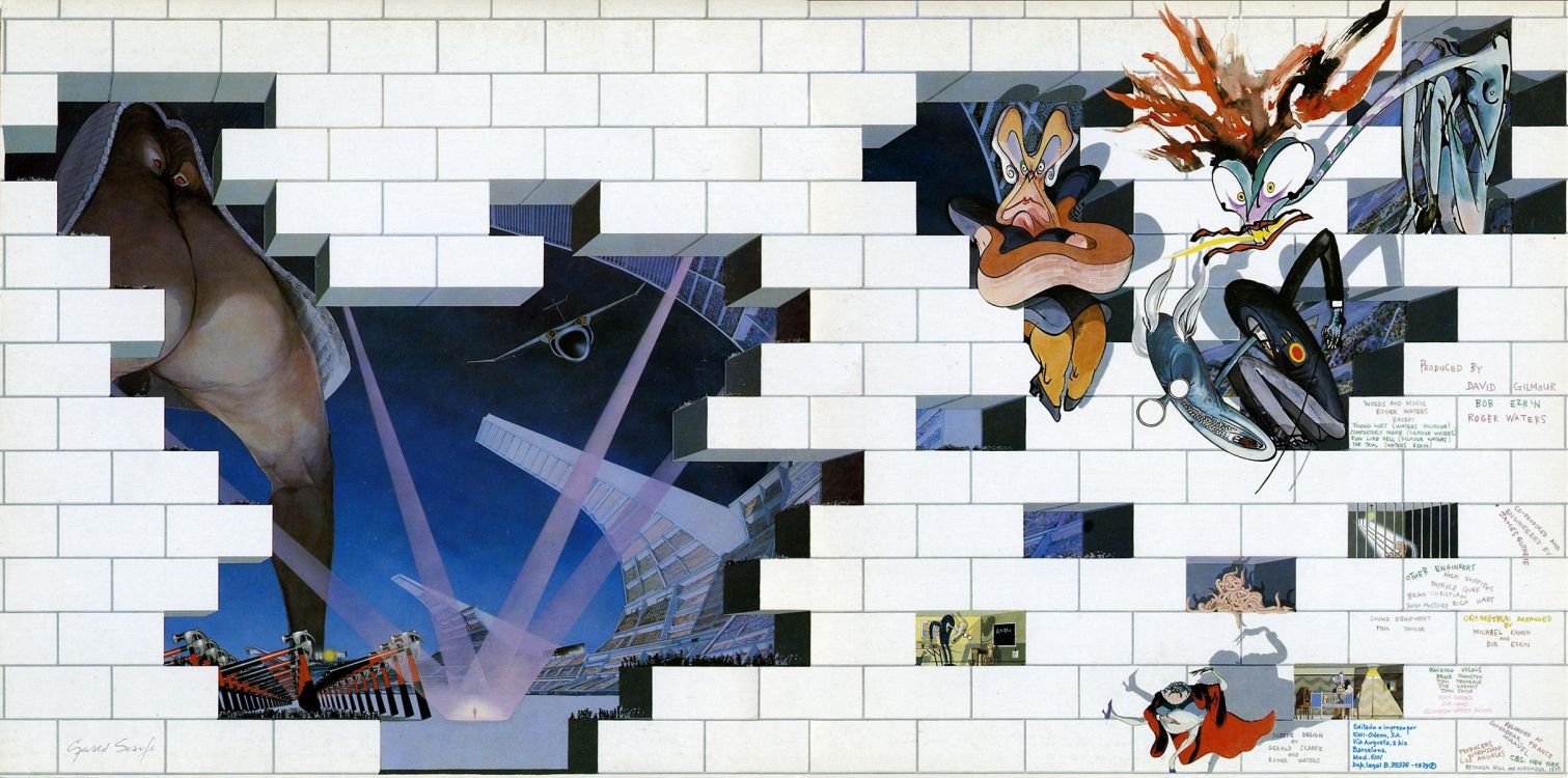 1511x750 Wallpaper Pink Floyd, The Wall, Phonograph Record, Album Cover, Album, Background Free Image