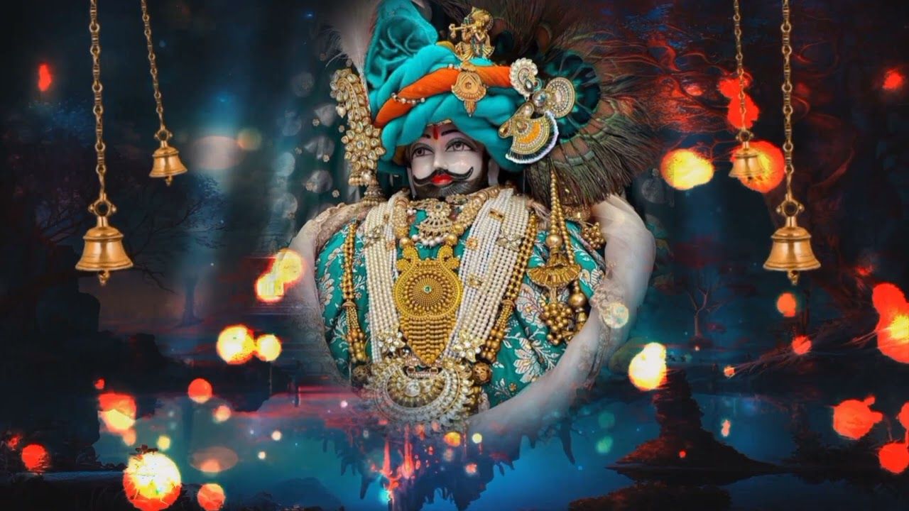 1280x720 Shree Khatu Shyam Animation. Shyam Baba Motion Graphics. Free Video Background. #khatushyam