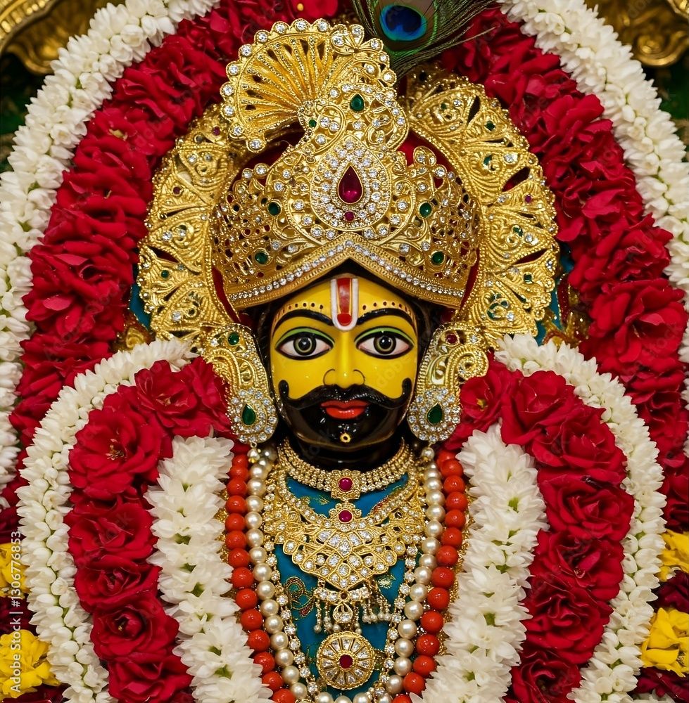 979x1000 Khatu Shyam Ji HD 4K Photo. Best Divine Wallpaper, Mandir Image & DP Status