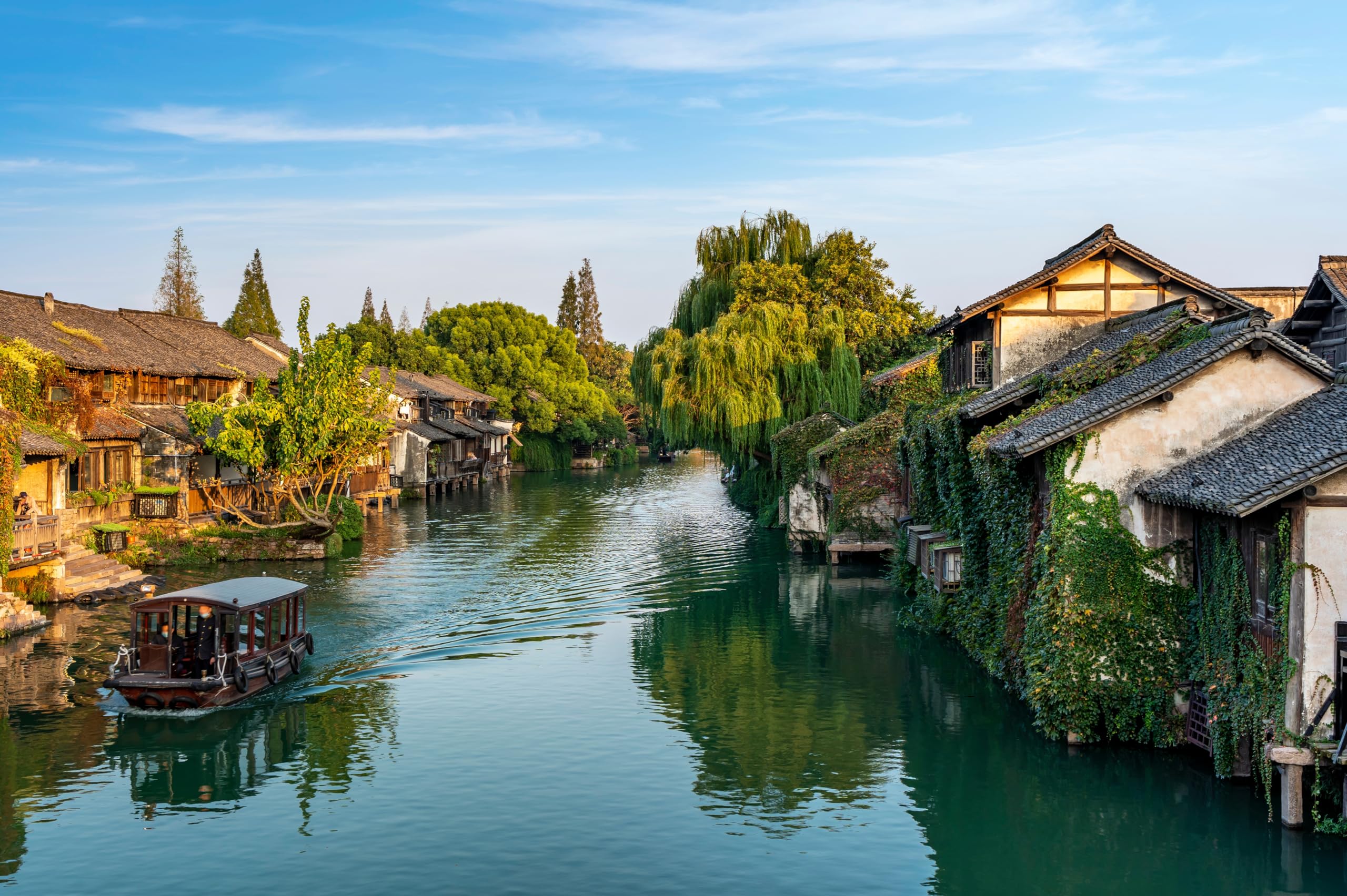 2560x1704 Amazon.com : chnywork 15x8ft China Retro City Backdrop Asia Chinese Spring Street Wuzhen River Vintage Wooden Brick House Scenery Background Asian China Travel Party Decor Photo Studio Booth Props Wallpaper