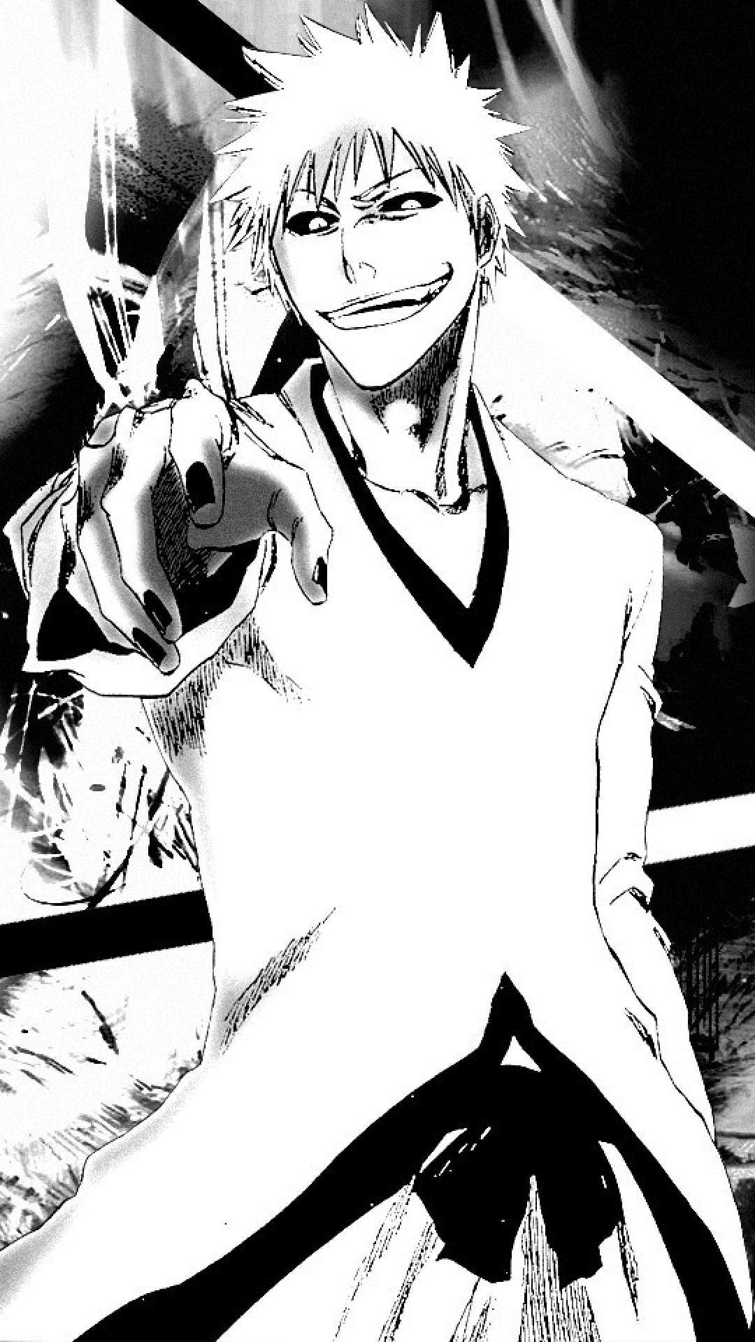 1080x1920 White Ichigo Wallpaper
