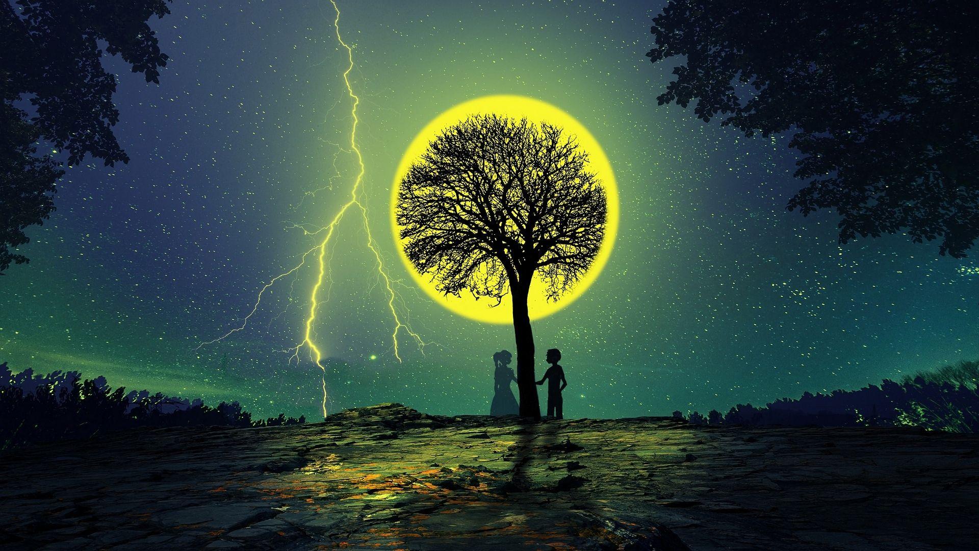 1920x1080 Love And Nature Wallpaper HD Artist 4k Wallpaper Image
