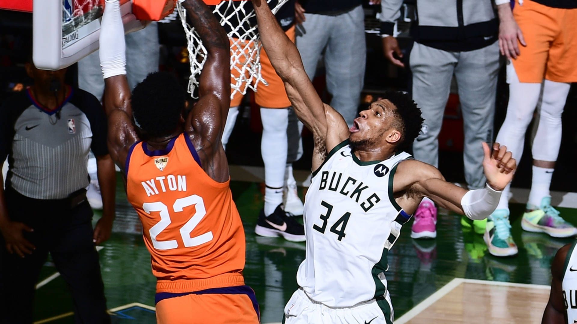 1920x1080 Download NBA Finals Giannis Winning Moment Wallpaper
