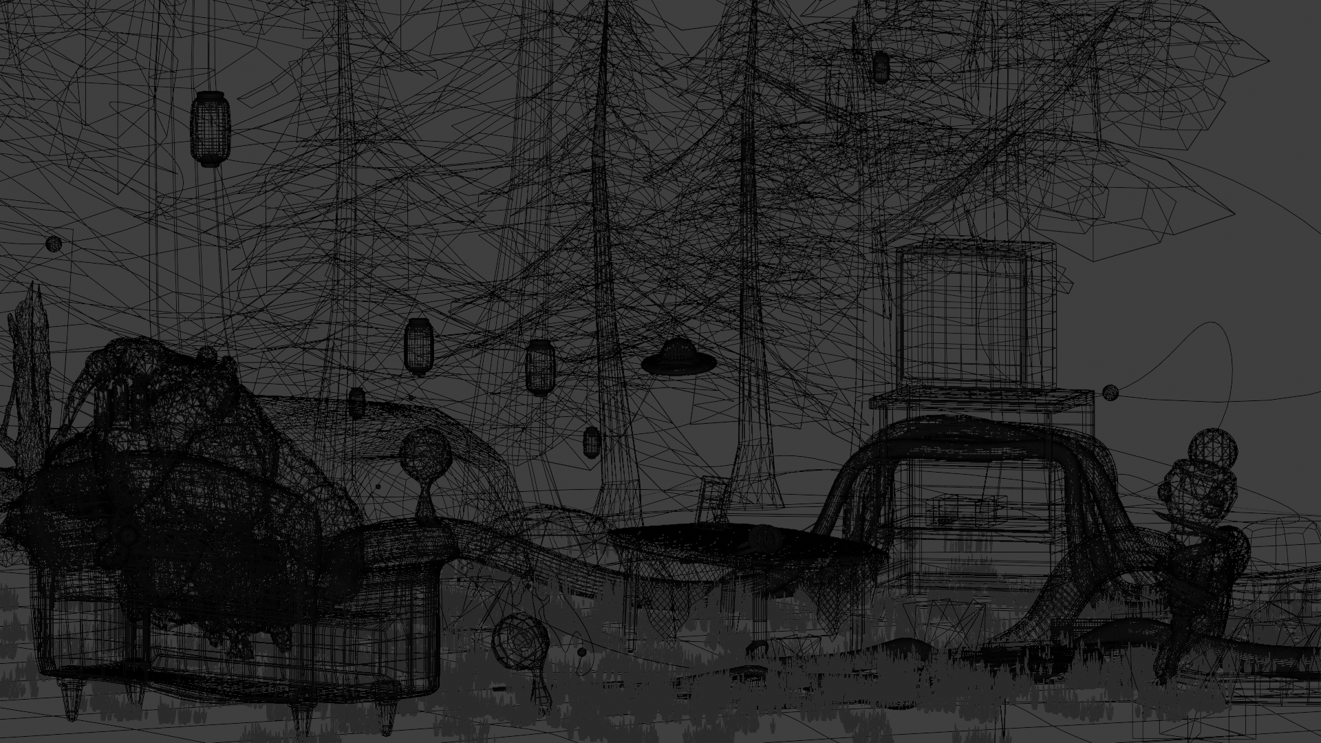 1920x1080 Bards lofi forest