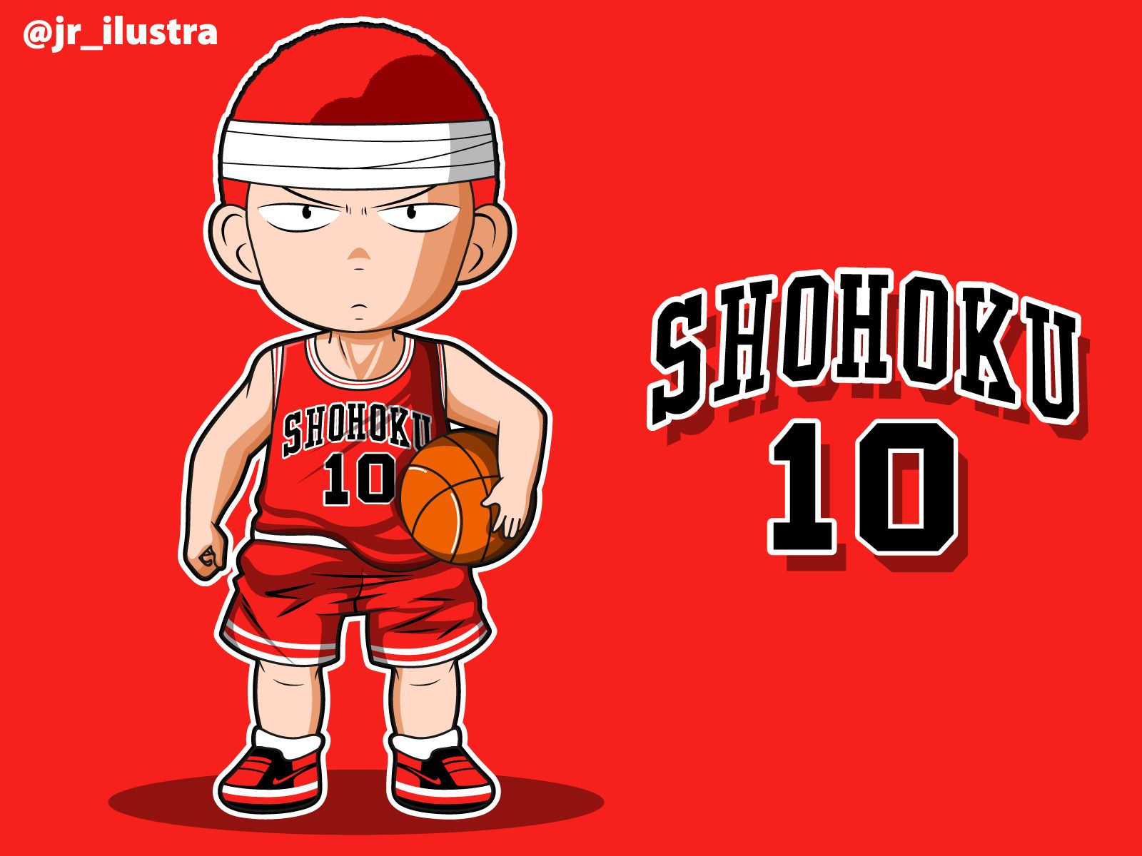1600x1200 hanamichi sakuragi by Antonio Marquez on Dribbble