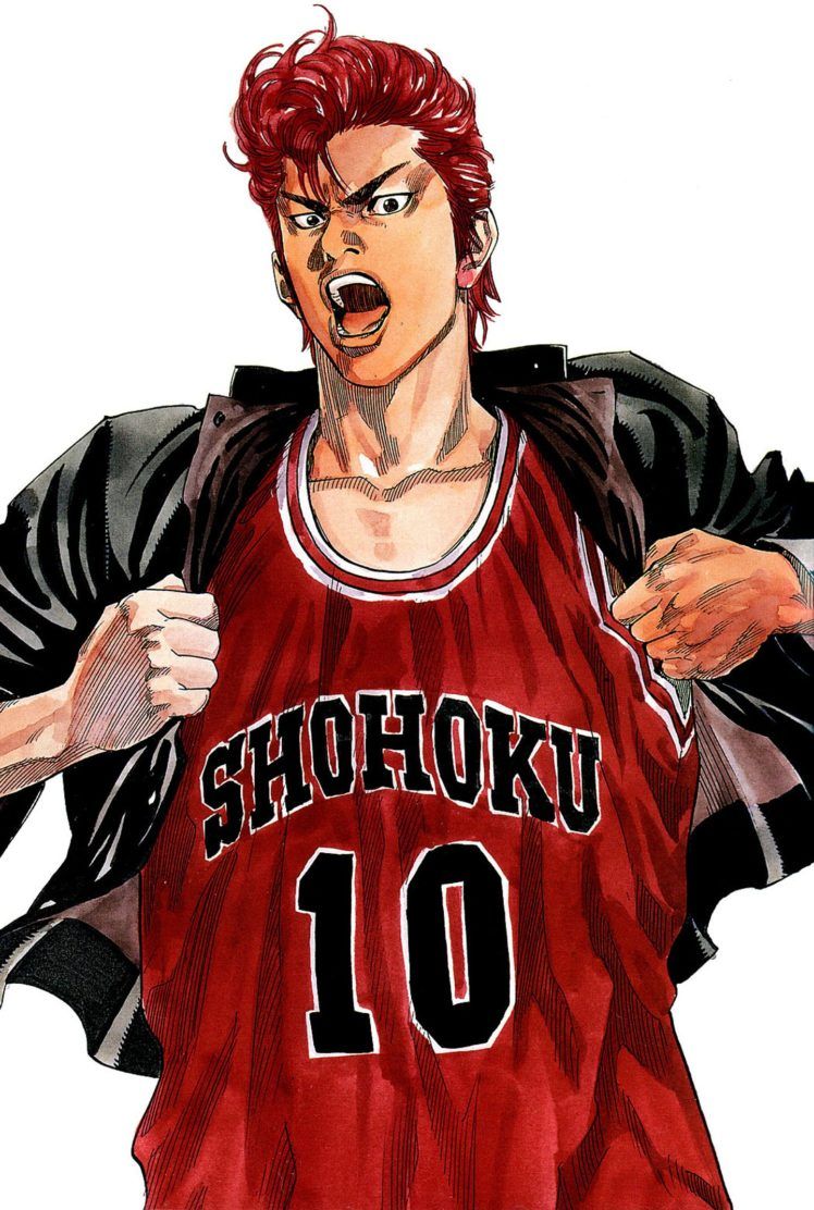 748x1112 anime, Sports, Basketball, Slam, Dunk, Series, Hanamichi, Sakuragi, Character Wallpaper HD / Desktop and Mobile Background