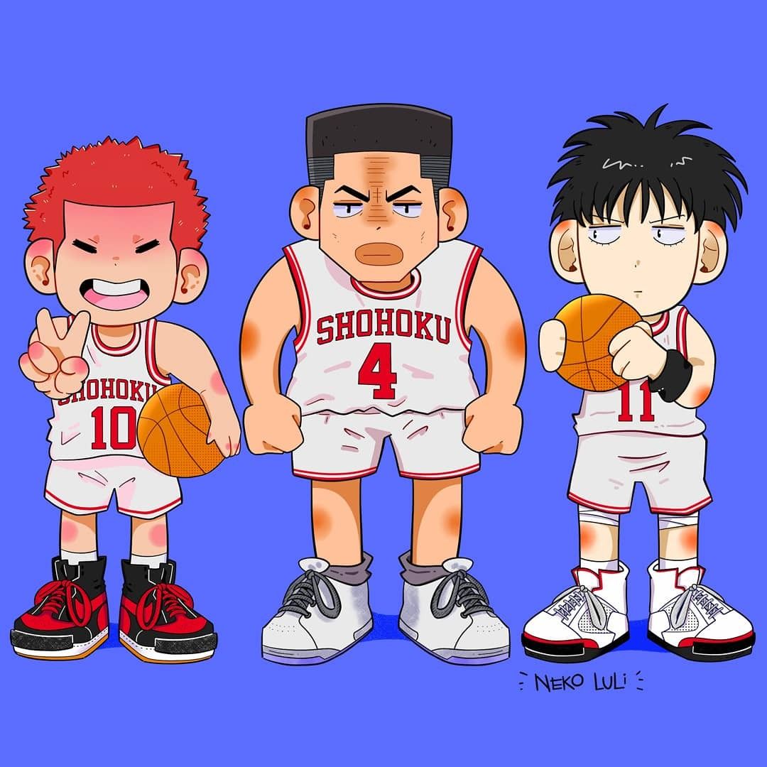 1080x1080 Chibis Slam Dunk