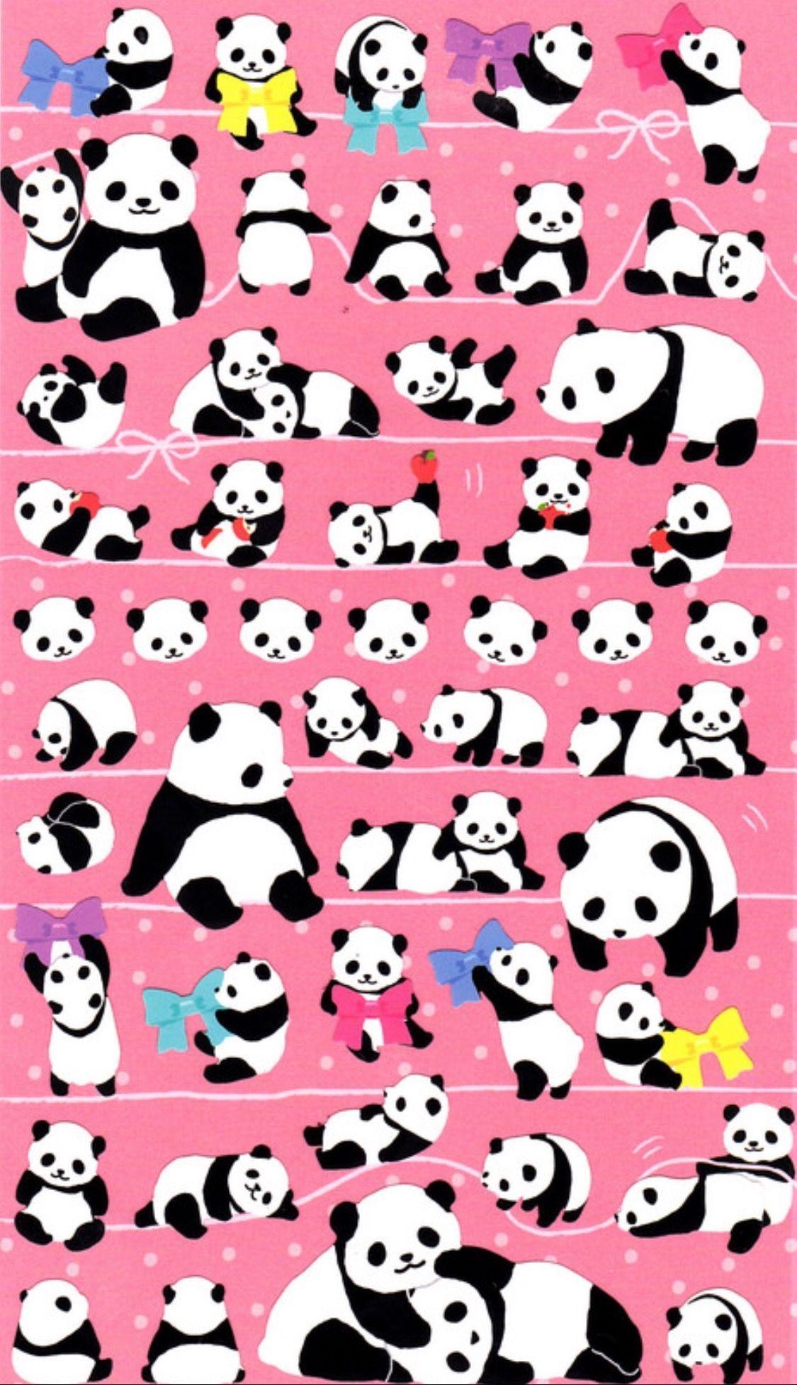 Pink Panda Wallpapers Top Free Pink Panda Backgrounds Wallpaperaccess