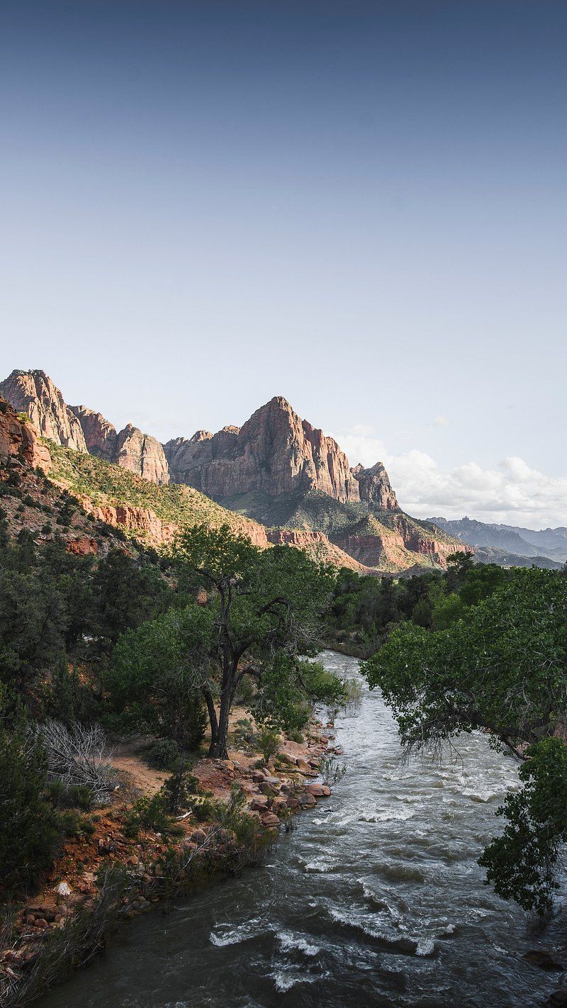 800x1422 iPhone Wallpaper Zion National Park Utah Image Wallpaper