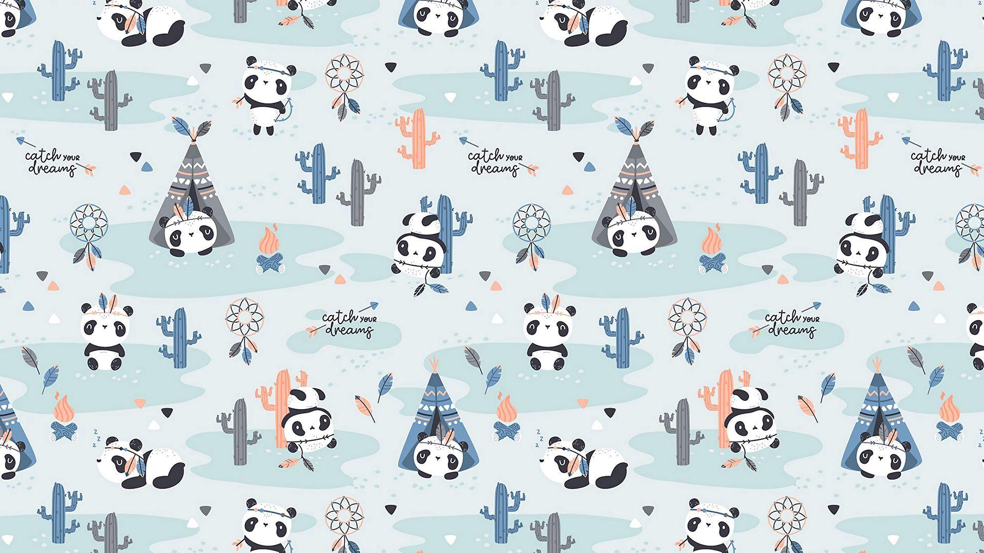 Panda Pattern Wallpapers - Top Free Panda Pattern Backgrounds ...