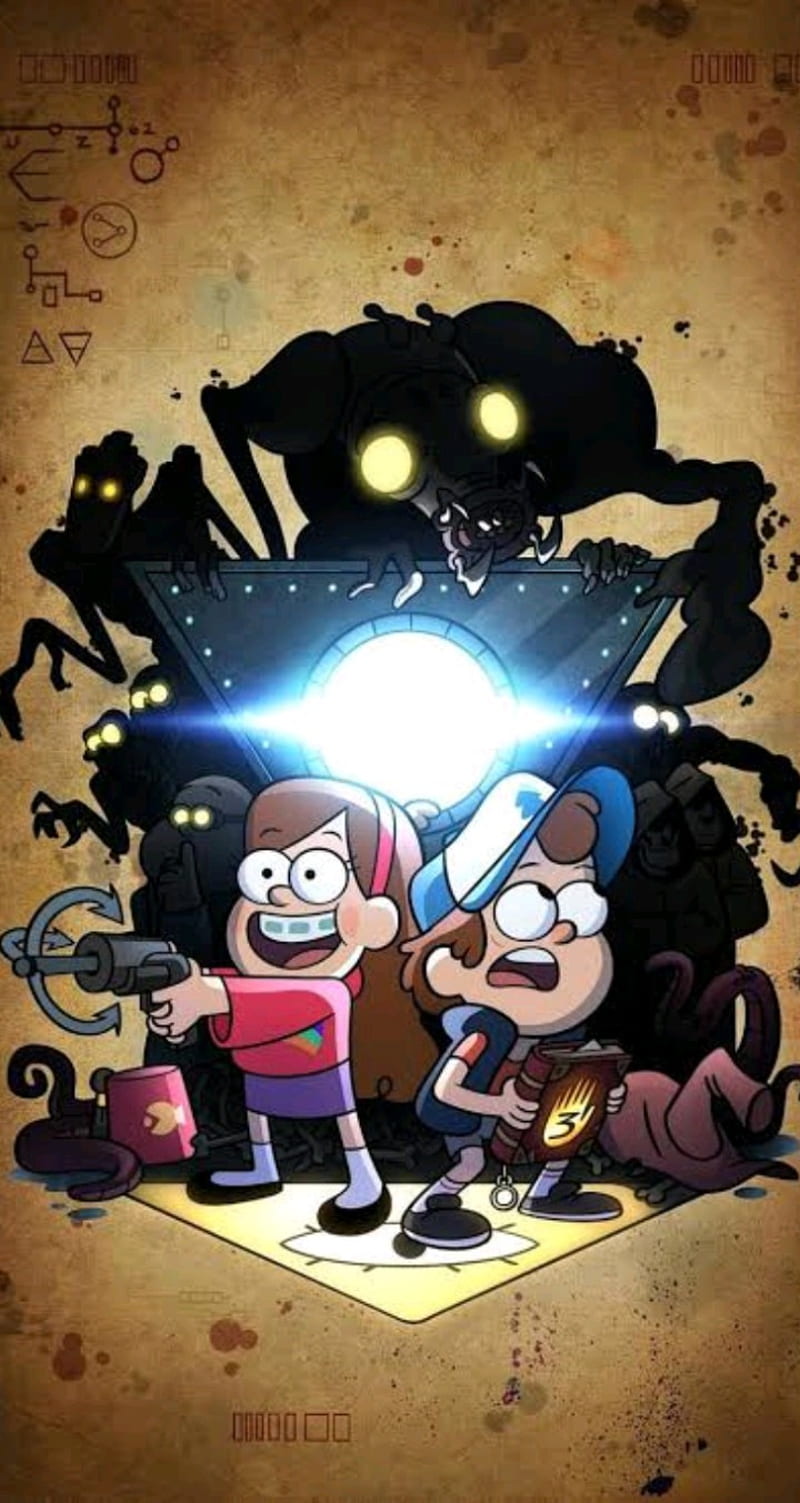 800x1503 Gravity falls art, disney, disney channel, gravity falls, HD phone wallpaper