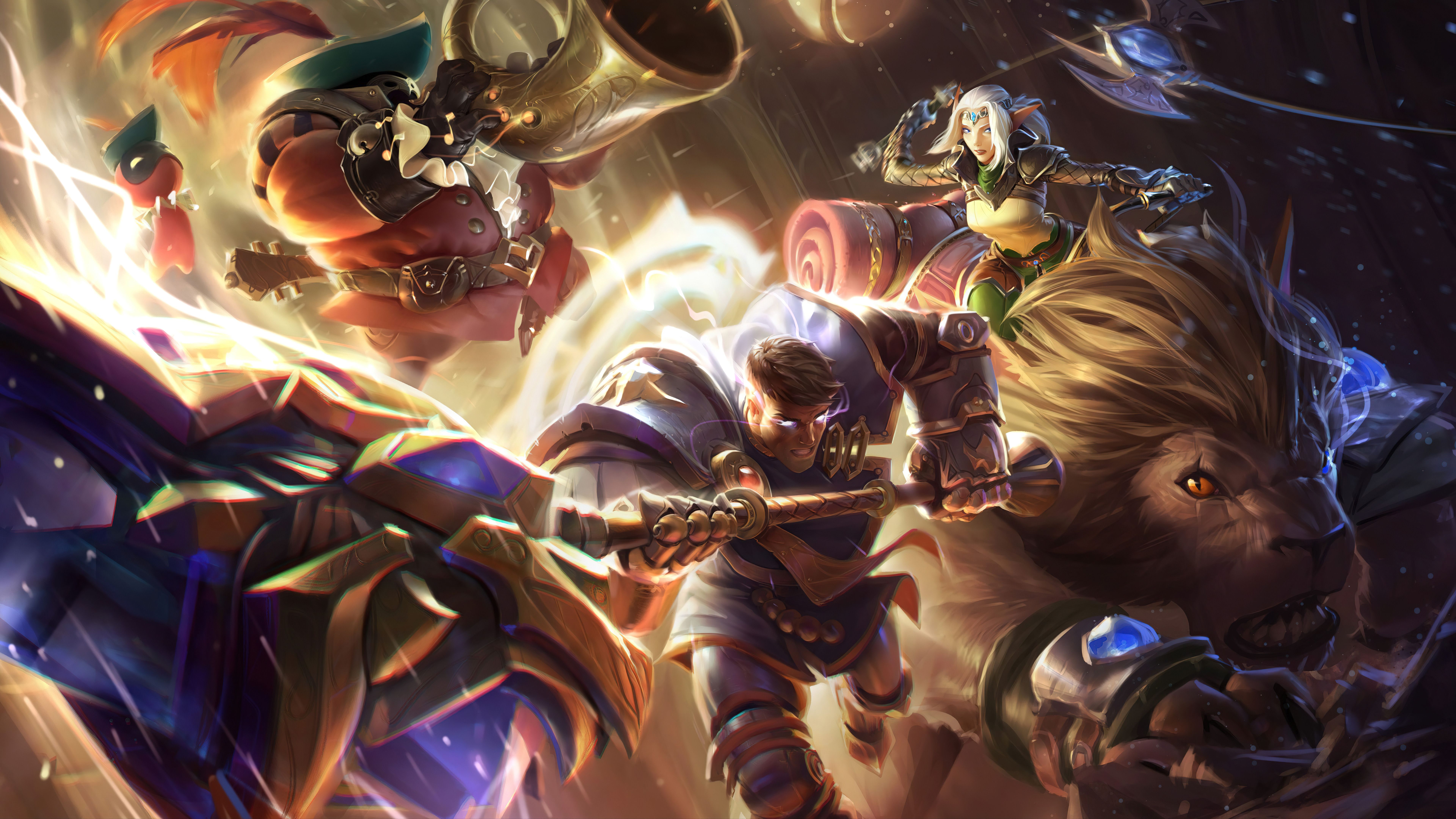 7680x4320 Jayce Brighthammer LoL (Wild Rift) Wallpaper 8K 4K PC Desktop f