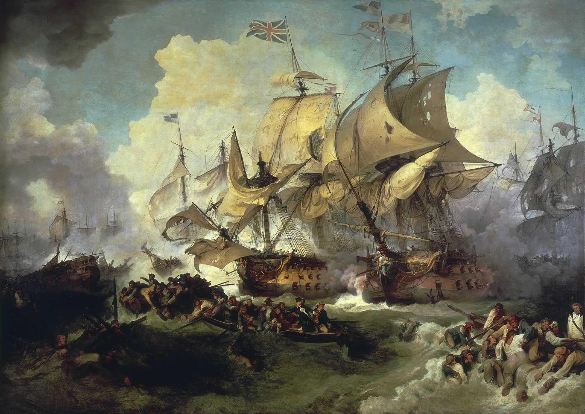 2000x1415 French Revolutionary War History of the Sailing Warship in the Marine Art