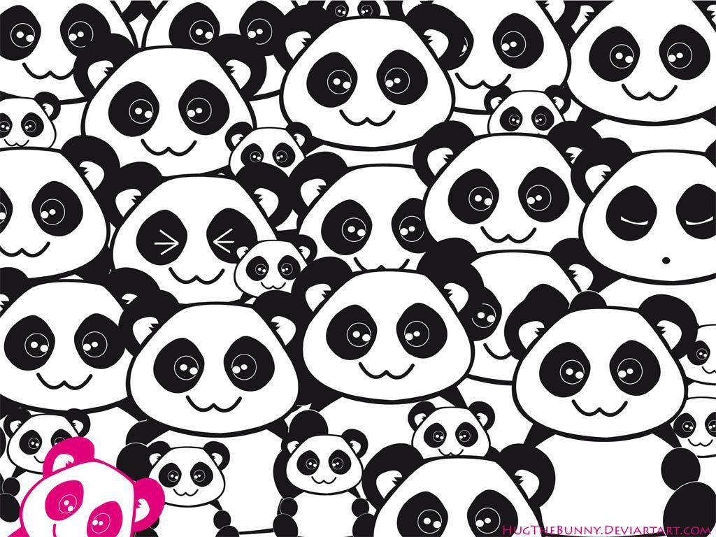 1024x768 Anime Panda FREE Picture