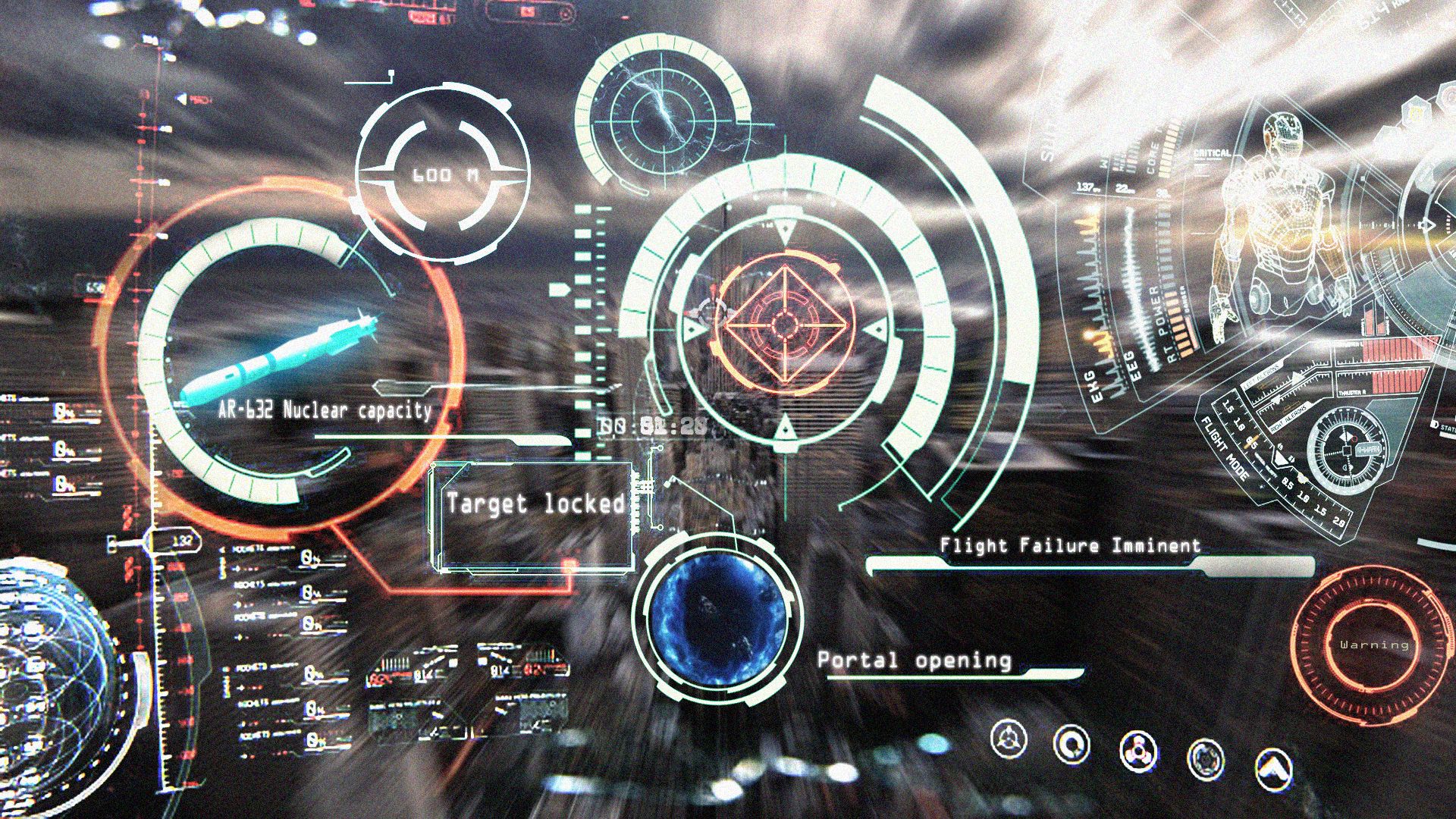1920x1080 Iron Man Hud