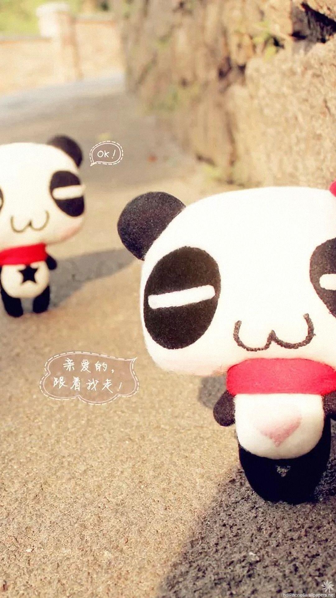 Hình nền Android 1080x1920 Panda Love Japan - Hình nền HD Android