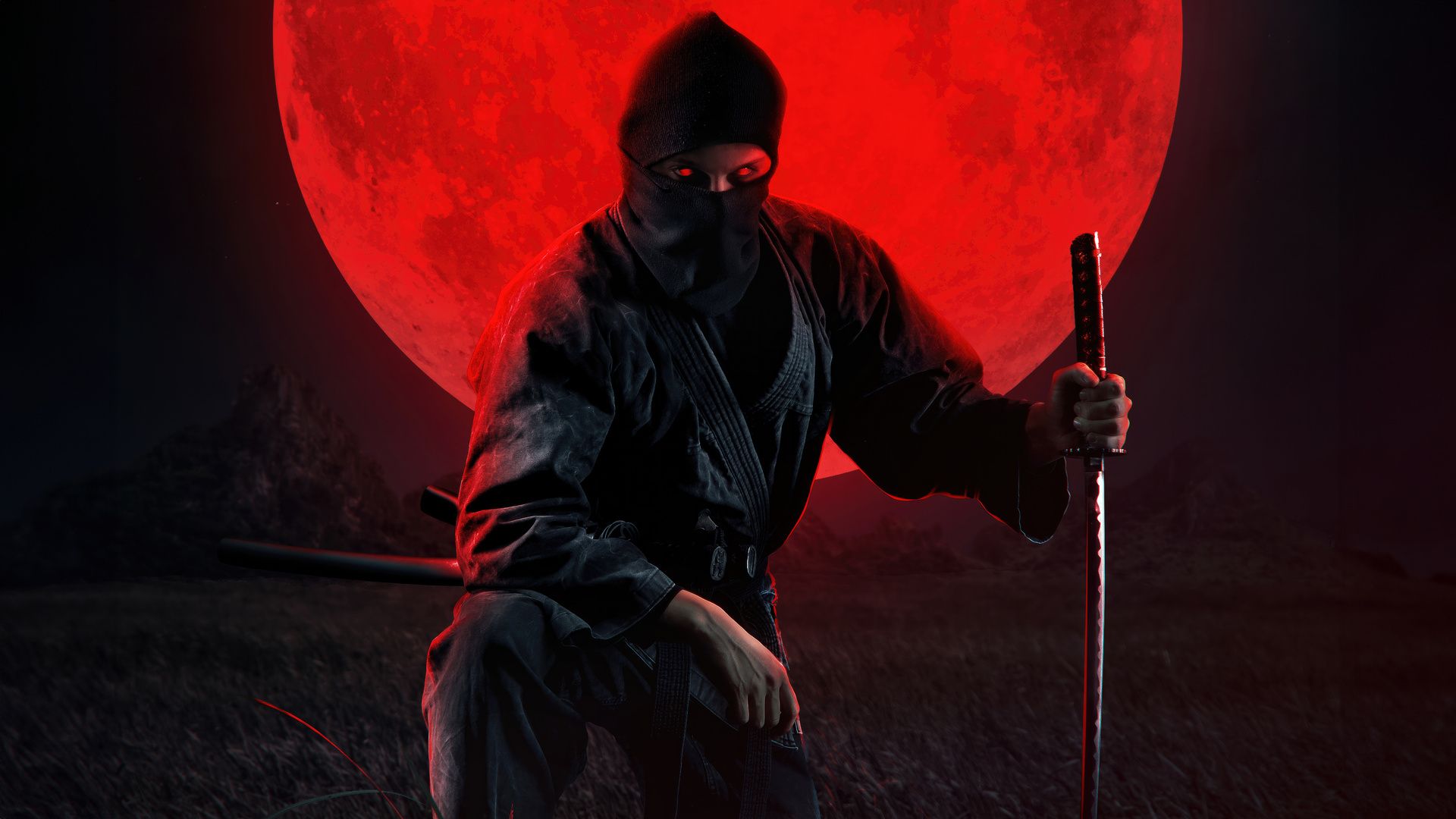 1920x1080 Samurai Red Master Of The Blade Laptop Full HD 1080P , HD 4k Wallpaper, Image, Background, Photos and Picture