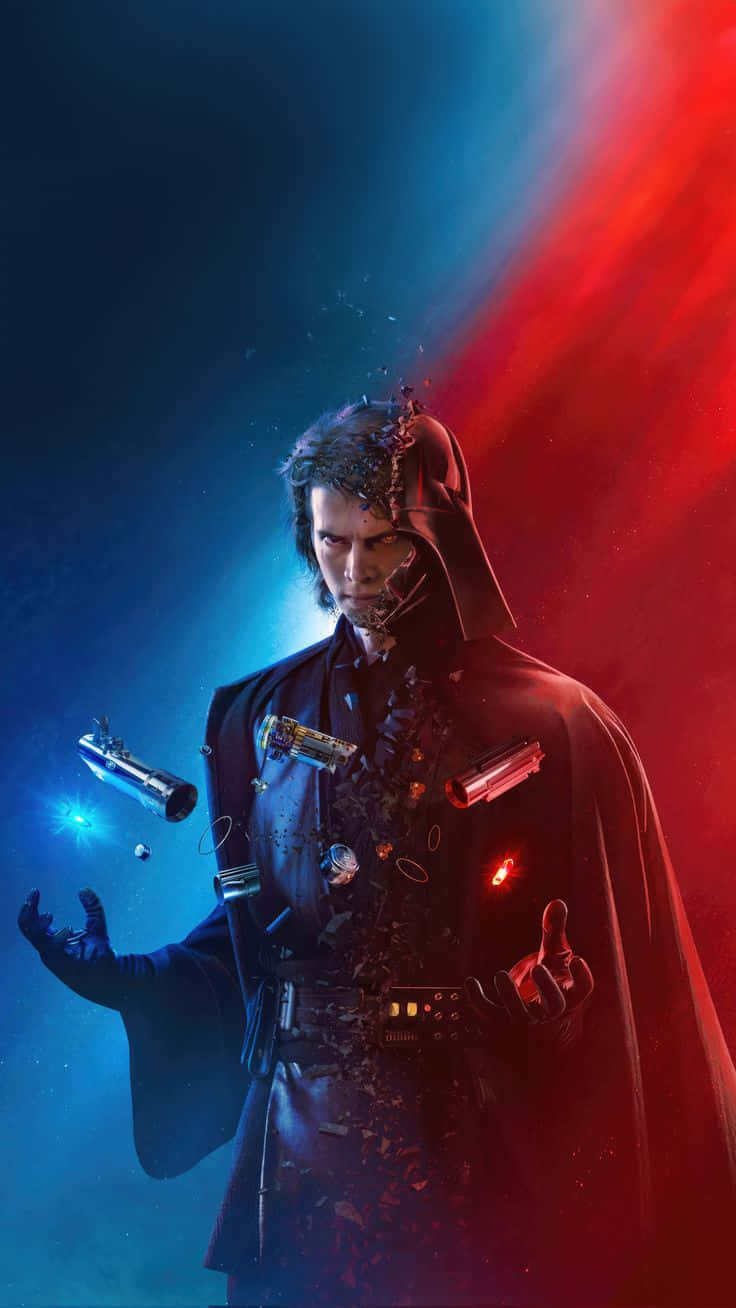 736x1308 Descargar fondos de Arte Digital De La Transformación De Anakin