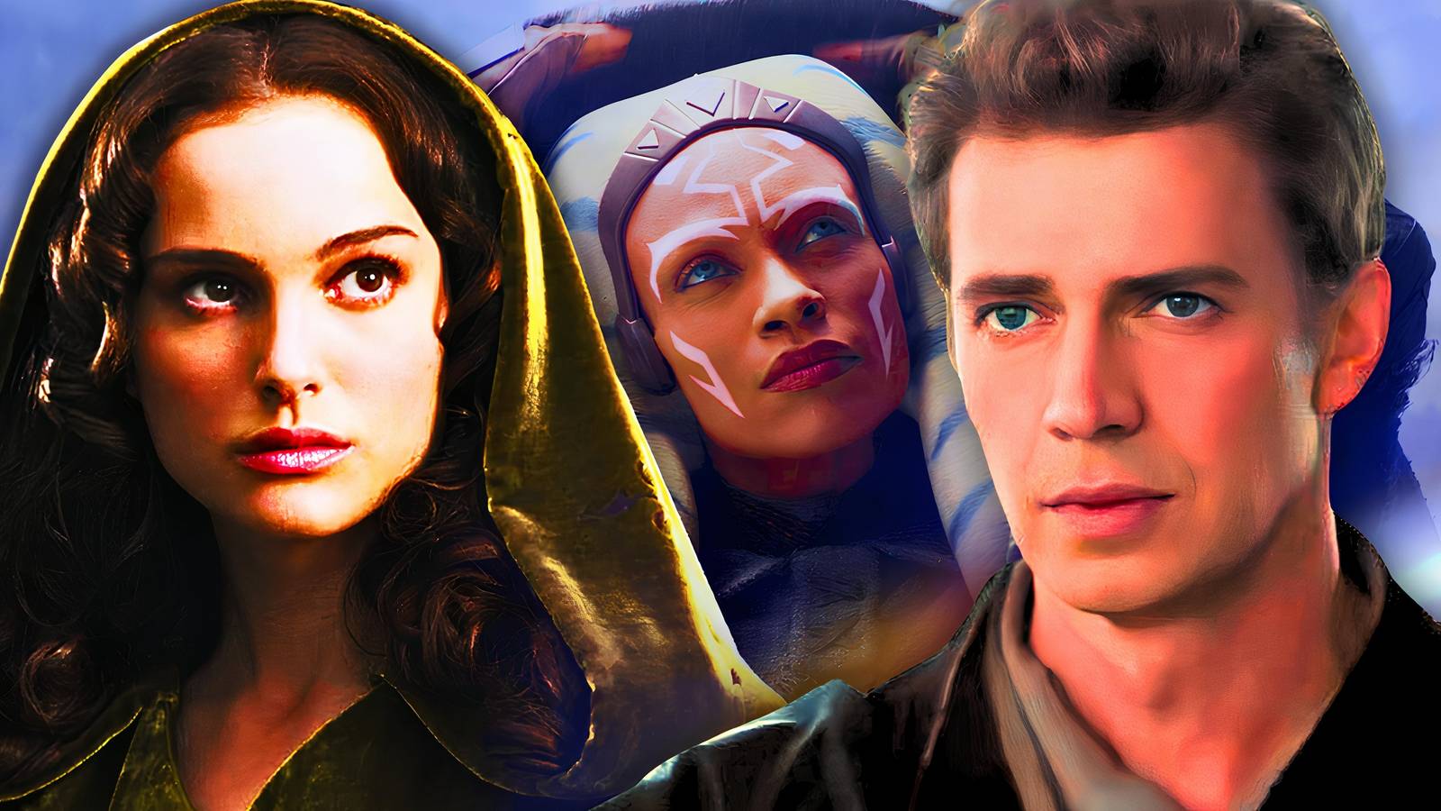 1600x900 This Brilliant Star Wars Art Makes Ahsoka Padmé's Right Hand, Not Anakin's