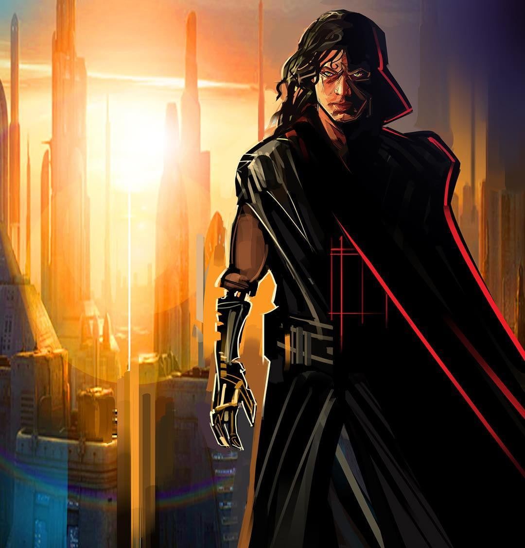 1080x1129 Anakin Skywalker Darth Vader By Eli Hyder