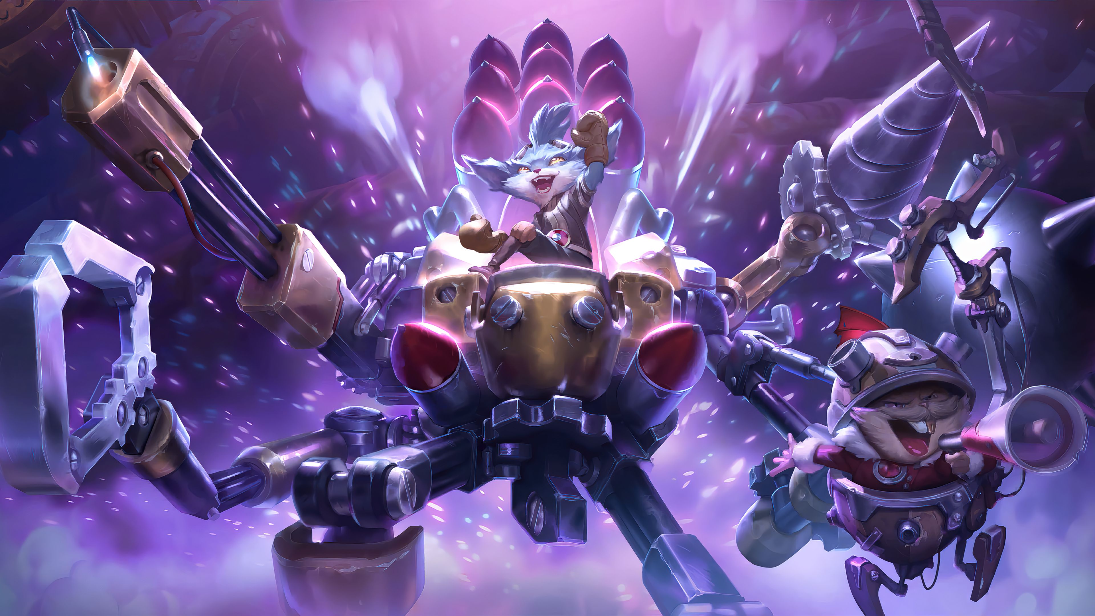 3840x2160 Rumble HD Wallpaper League of Legends Actionx1440
