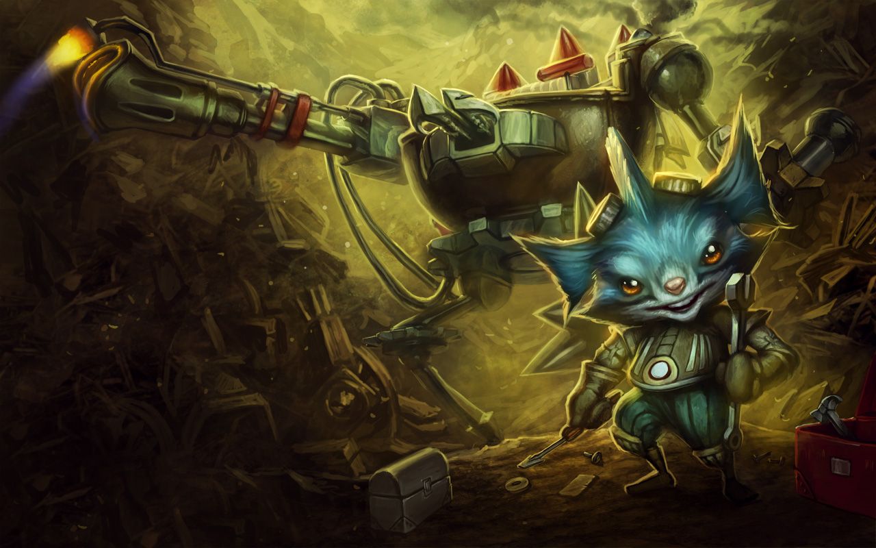 1280x800 NERFPLZ.LOL Rumble Wallpaper (Chinese + American)