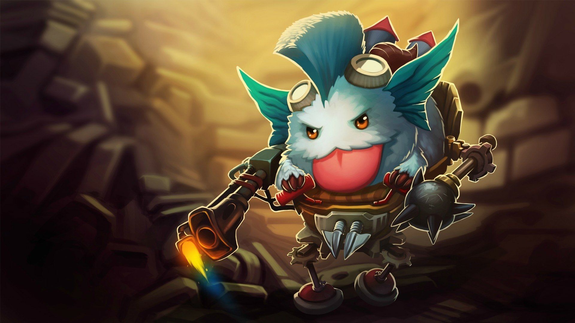 1920x1080 Legendary Poro Rumble: Epic League of Legends HD Wallpaperx1080