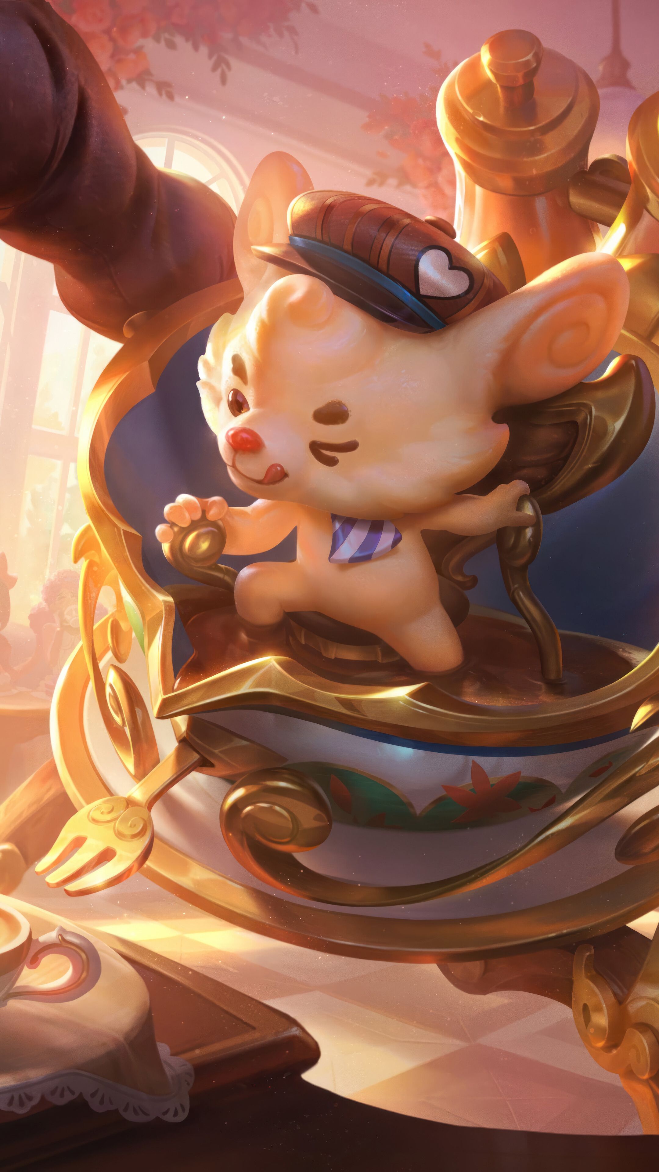 2160x3840 Cafe Cuties Rumble LoL Skin Splash Art 4K Wallpaper iPhone HD Phone m