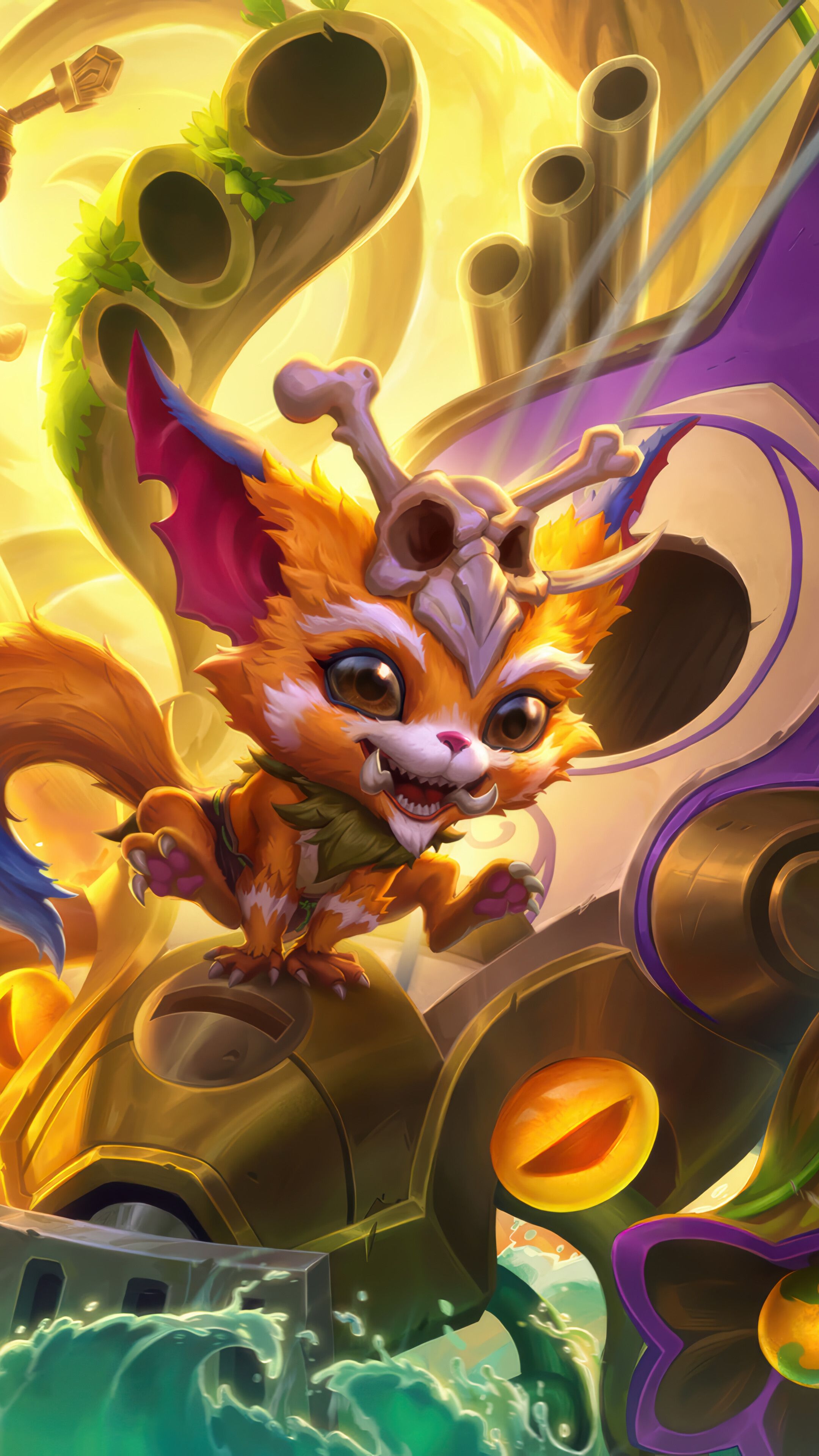 2160x3840 Gnar Poppy Rumble LoL 4K Wallpaper iPhone HD Phone c