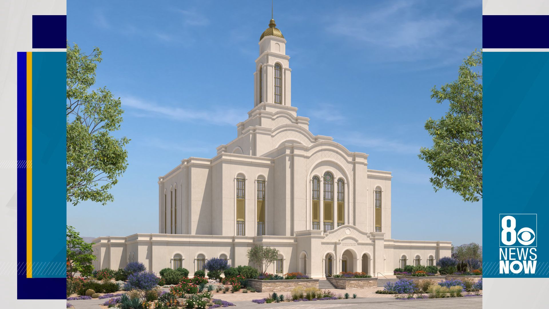 1920x1080 Exterior Rendering For 2nd Las Vegas Temple Released By The Church Of Jesus Christ Of Latter Day Saints
