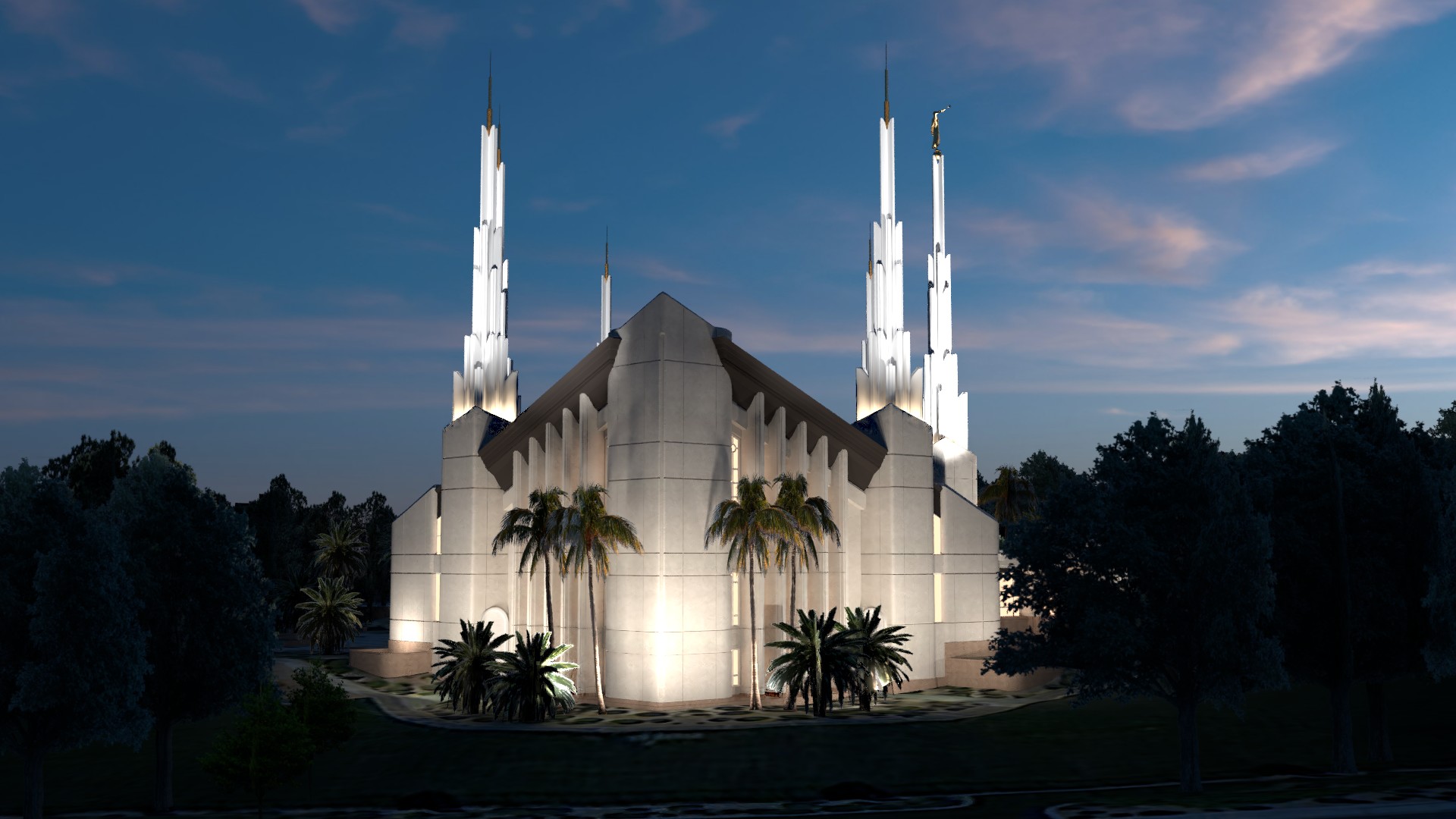 1920x1080 Las Vegas Nevada Temple
