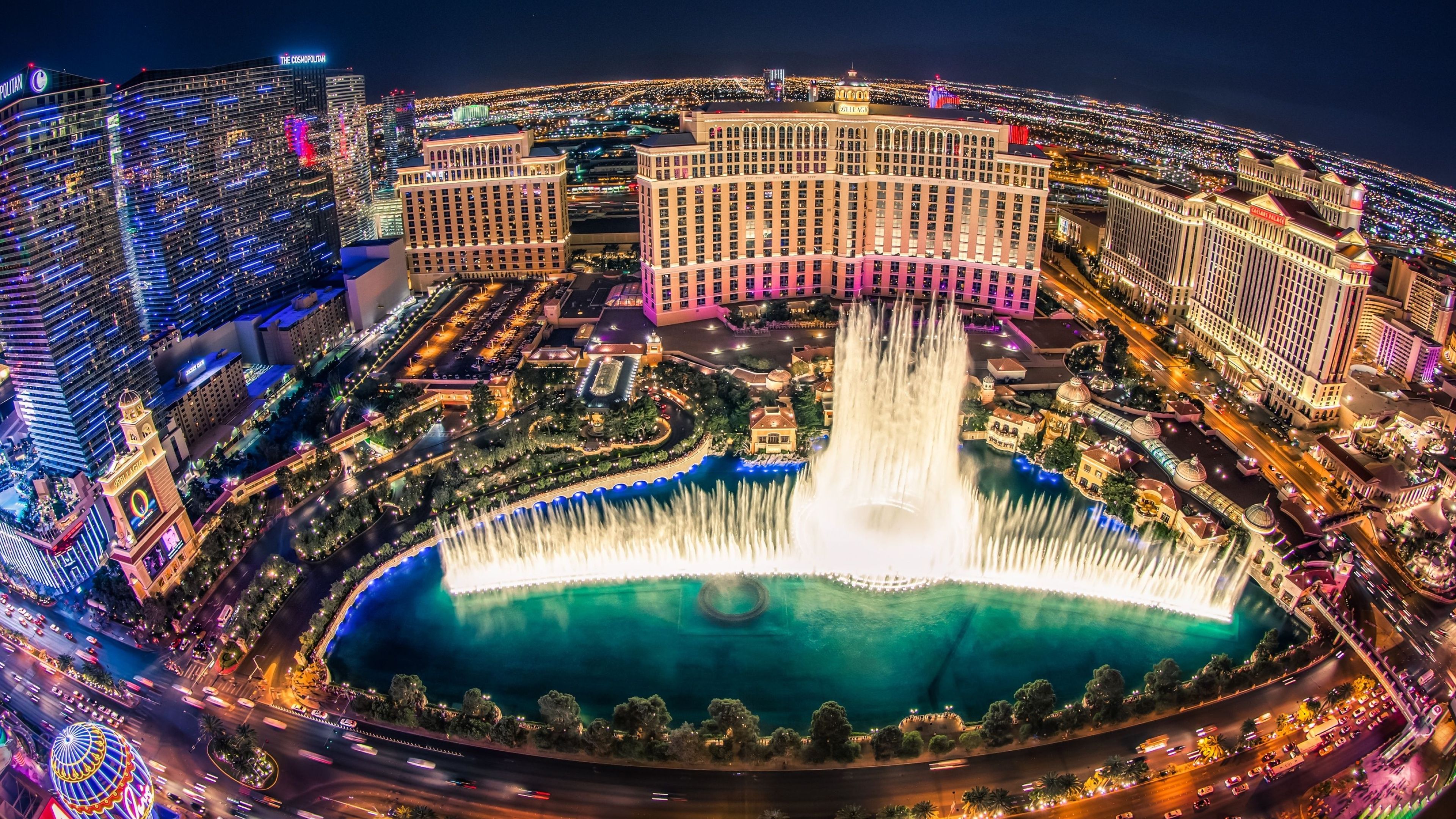 3840x2160 Las Vegas Wallpaper
