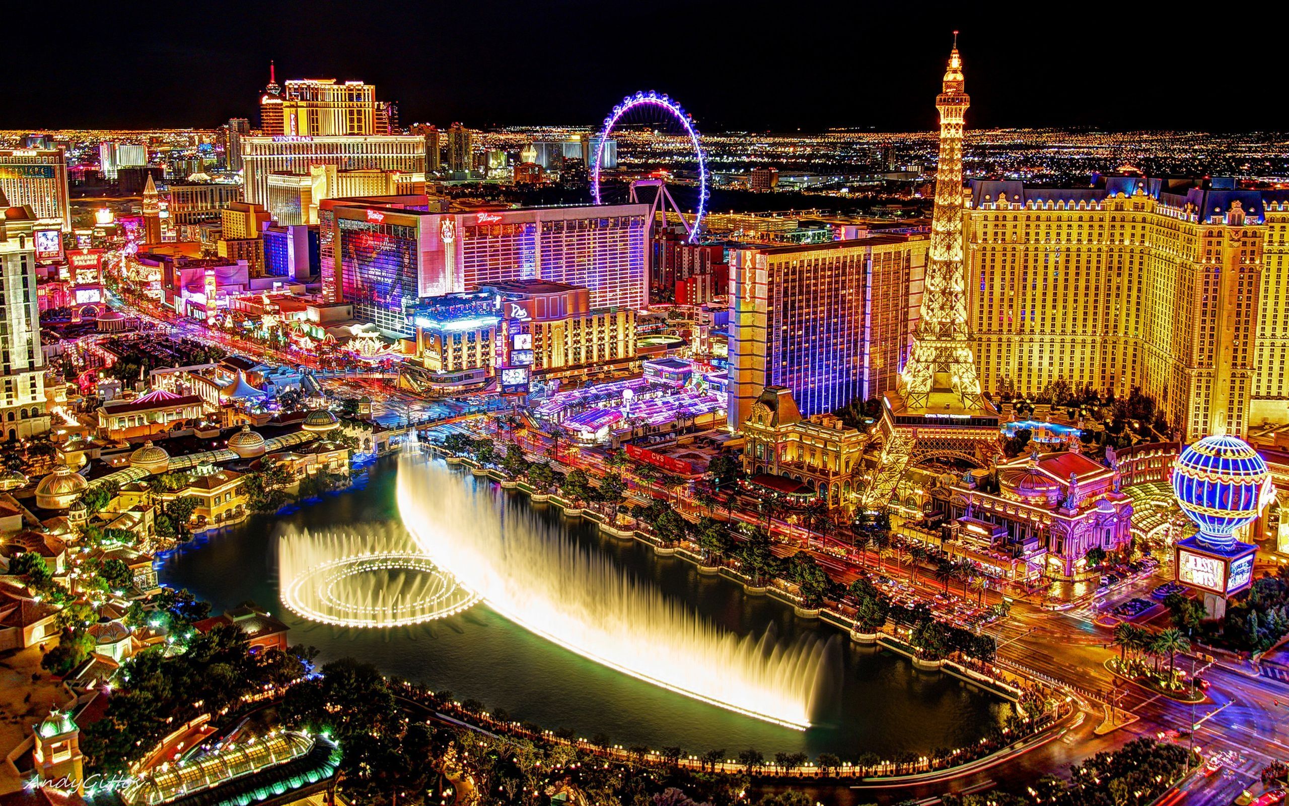 2560x1600 Las Vegas Strip Wallpaper