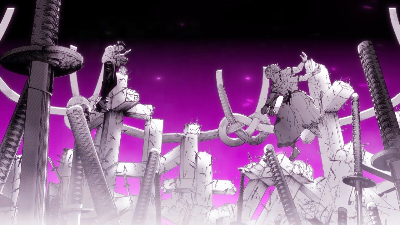 1280x720 Yuta Okkotsu's Domain Expansion. JJK 249. Manga Animation [4K]