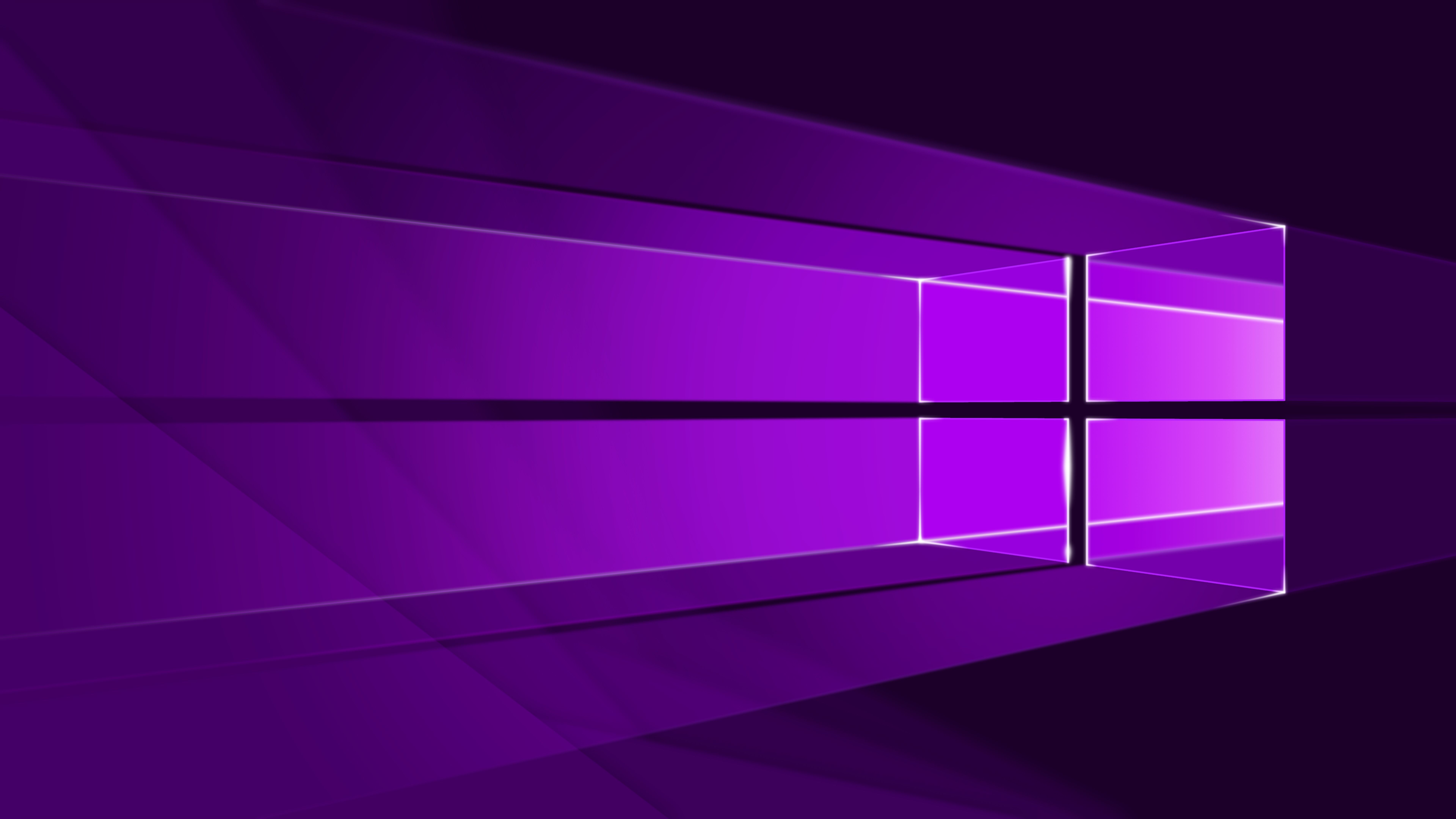 7680x4320 Windows 10 Purple Wallpaper