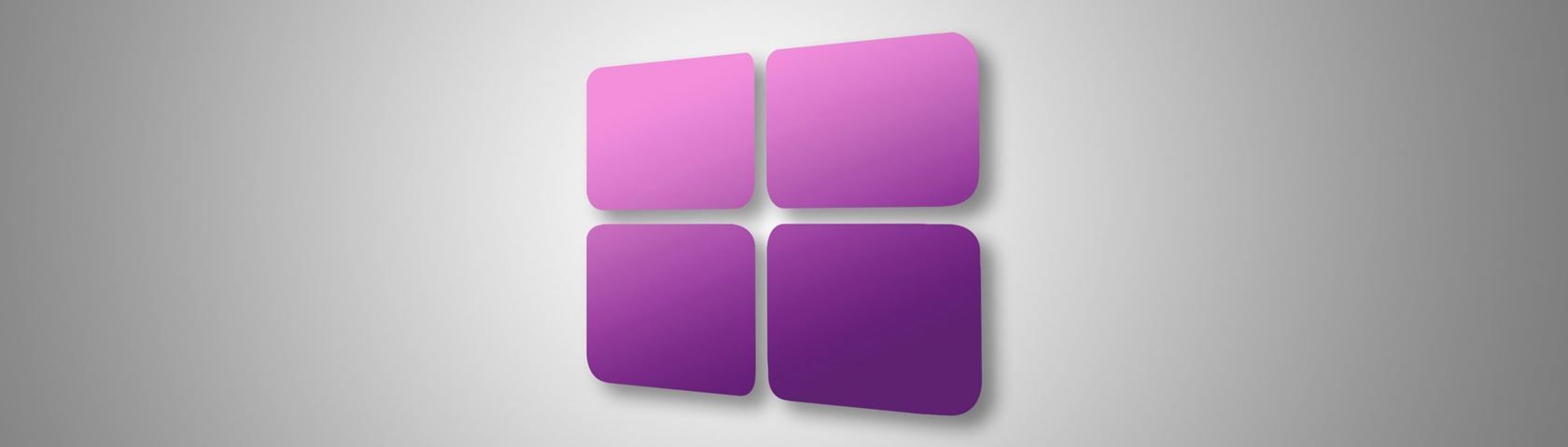 1680x480 Purple Windows Logo • Image • WallpaperFusion by Binary Fortress Software