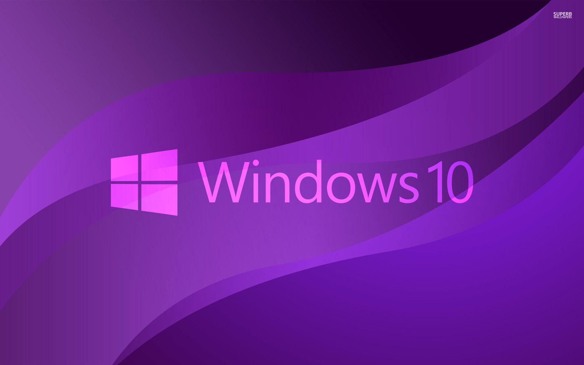 1920x1200 Purple Windows Logo