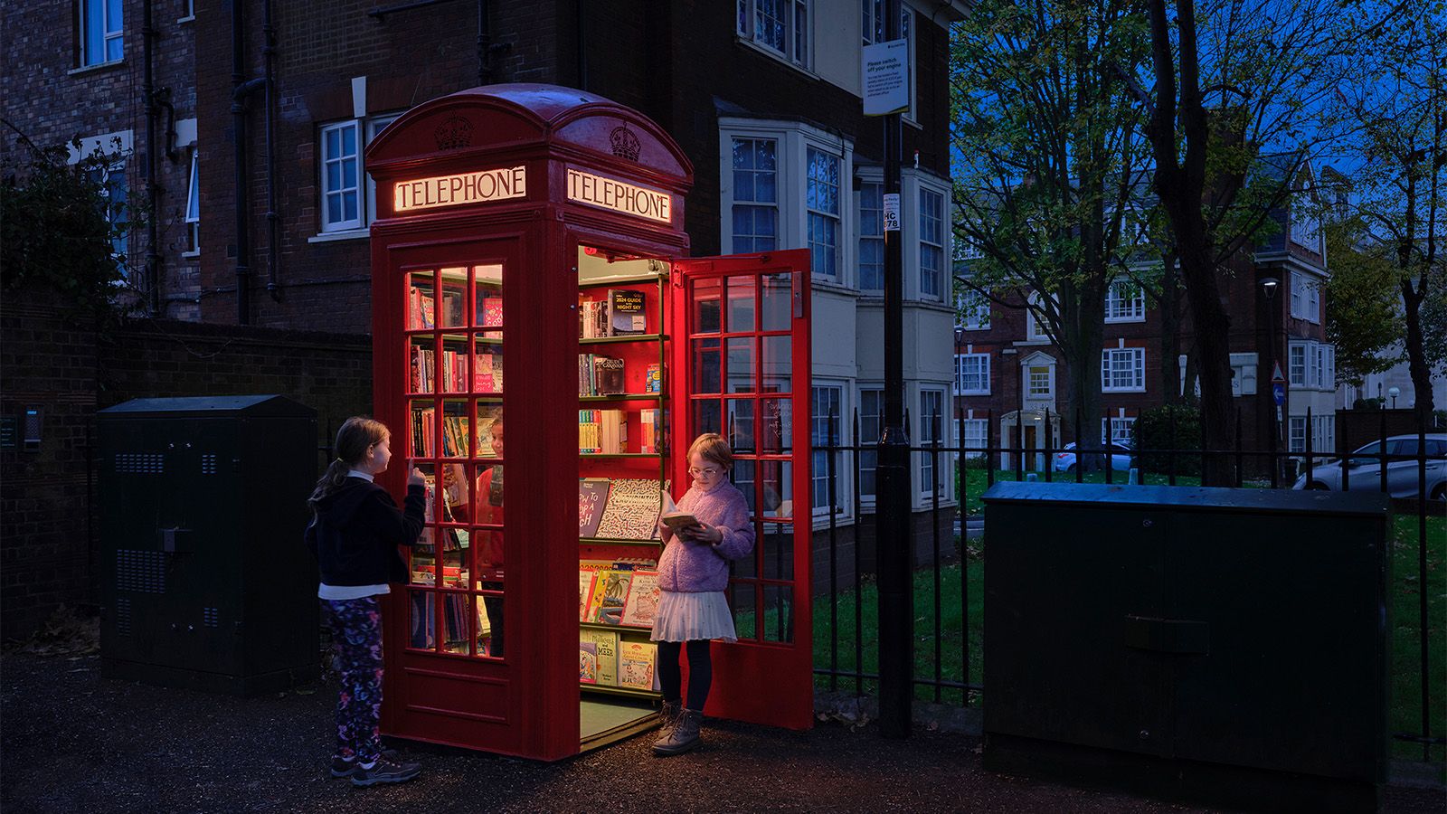 1600x900 This London phonebox has been transformed into a library. Wallpaper*