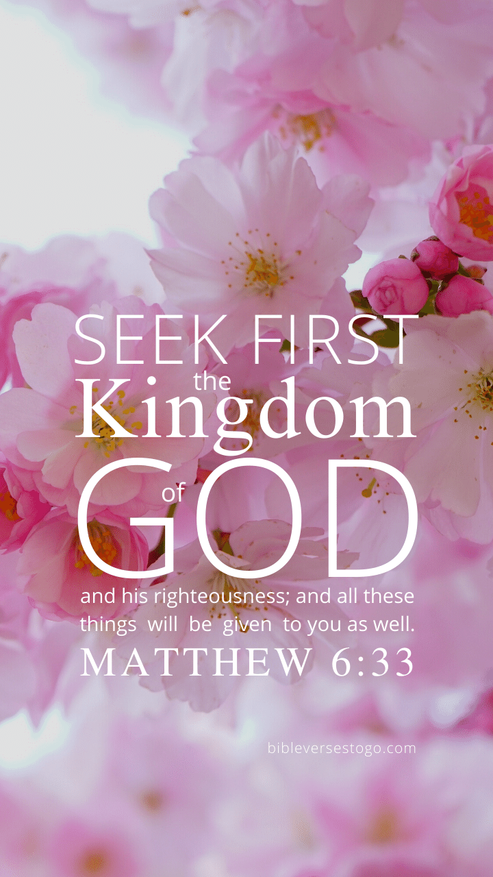 720x1280 Matthew 6:33 Wallpaper