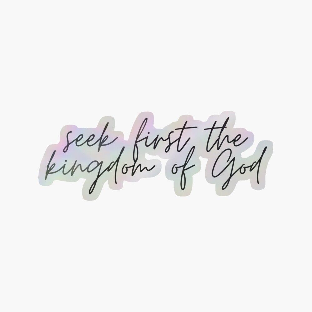 1000x1000 seek first the kingdom of god Postcard